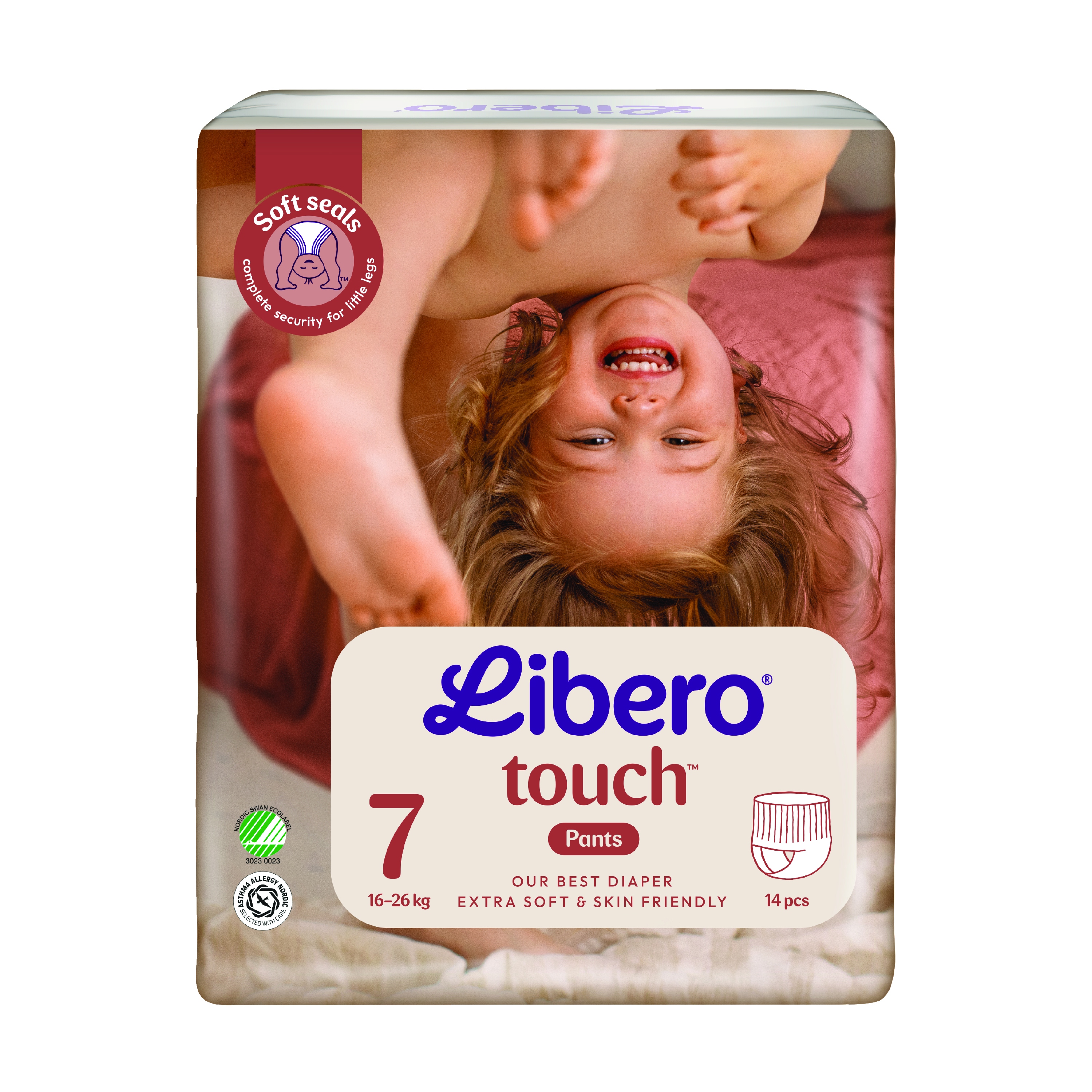 Libero Touch 7 Pants, 16-26 kg, 14 stk