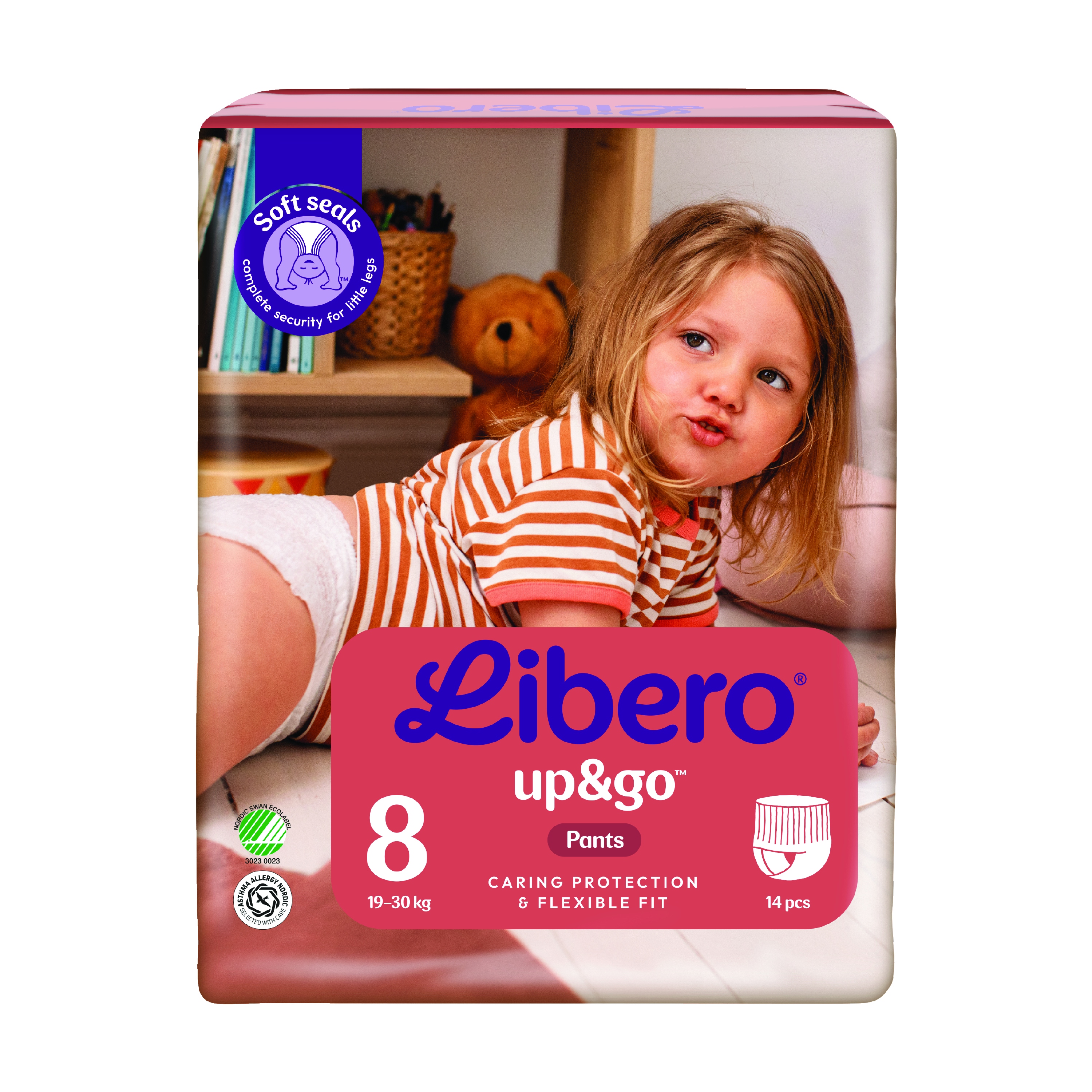 Libero UP & GO 8, 19-30 kg, 14 stk.