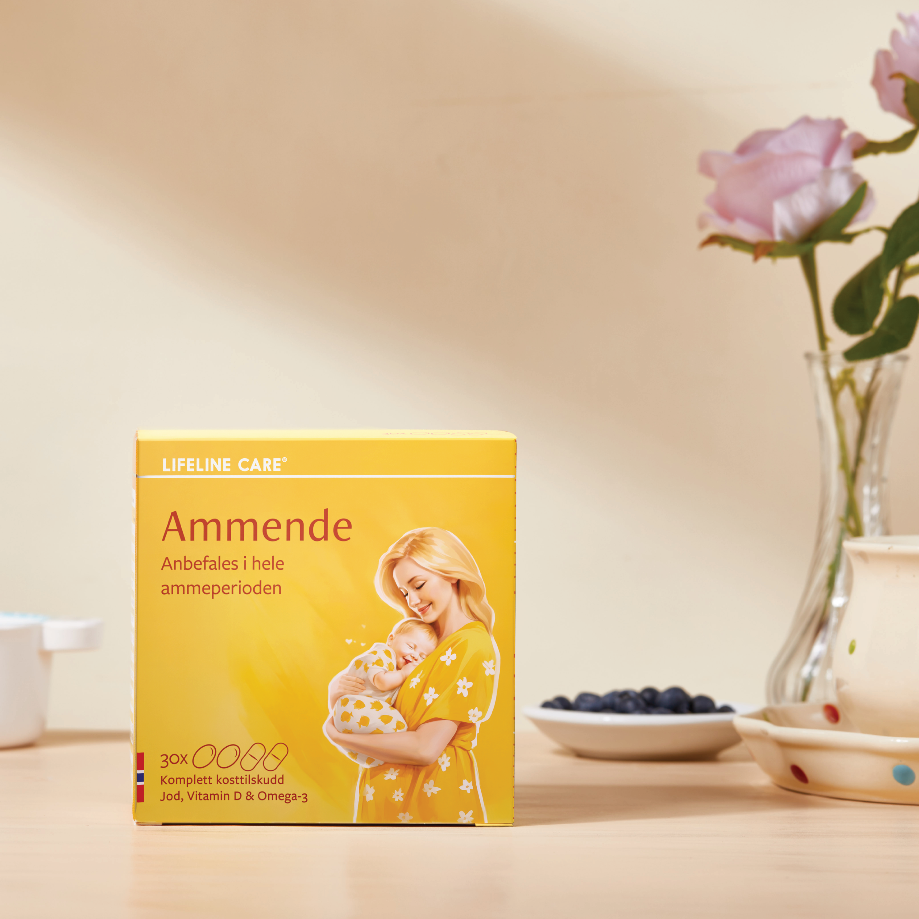 Lifeline Care Kosttilskudd Ammende, 30 dagsdoser