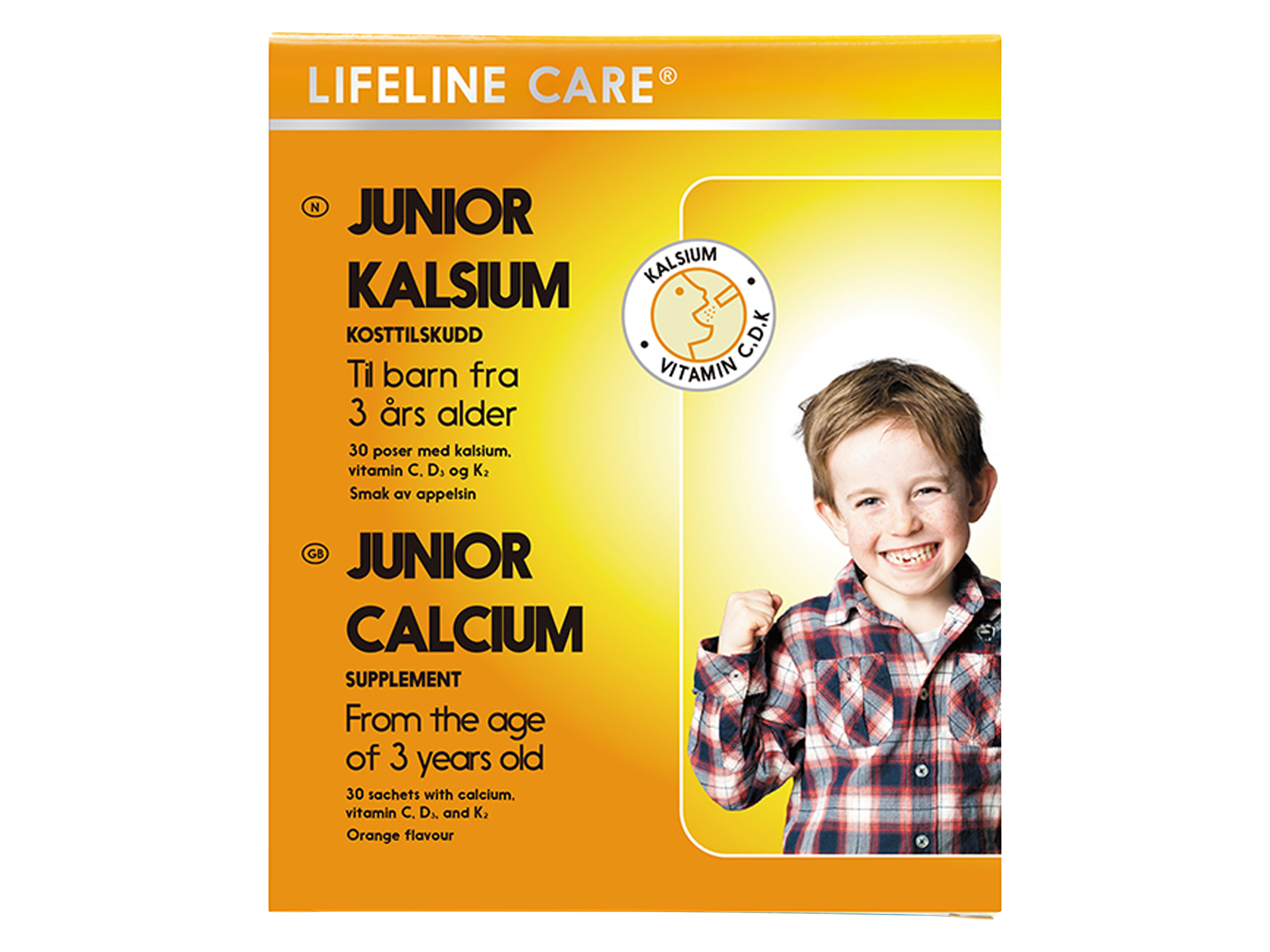 Lifeline Care Lifeline Junior Kalsium, 30 poser