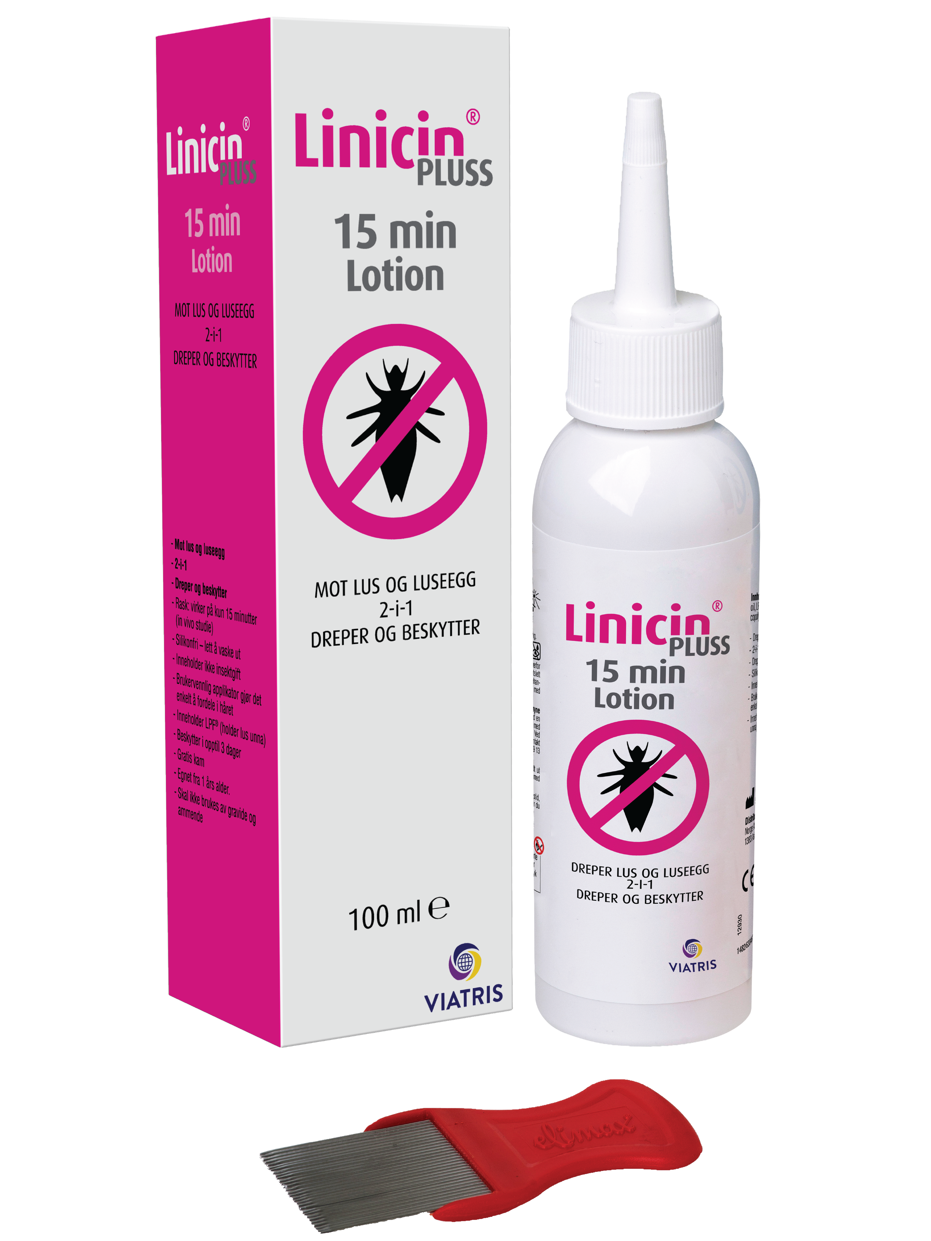 Linicin Pluss 15min lotion, 100 ml
