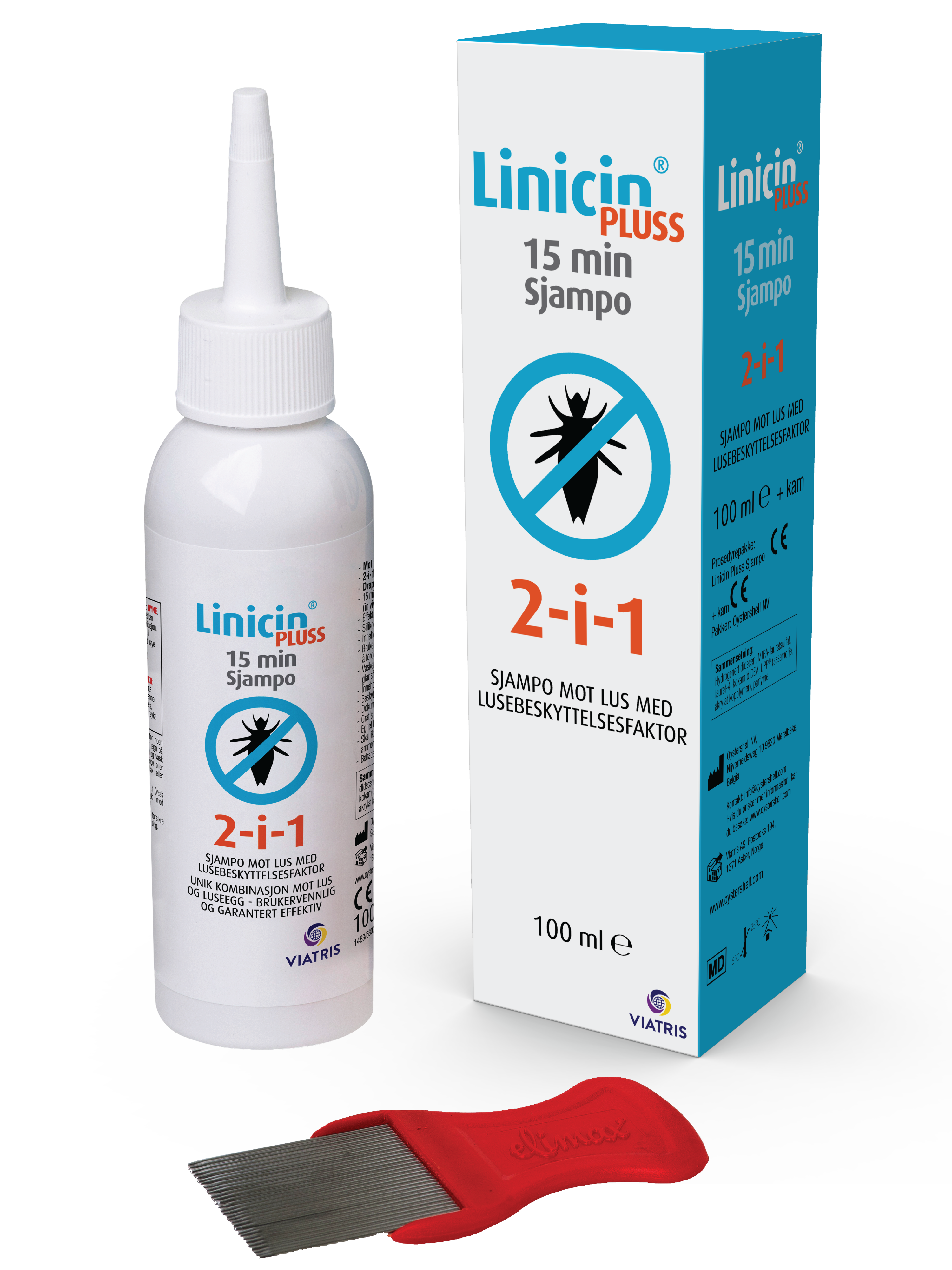 Linicin Pluss 15min shampoo, 100 ml