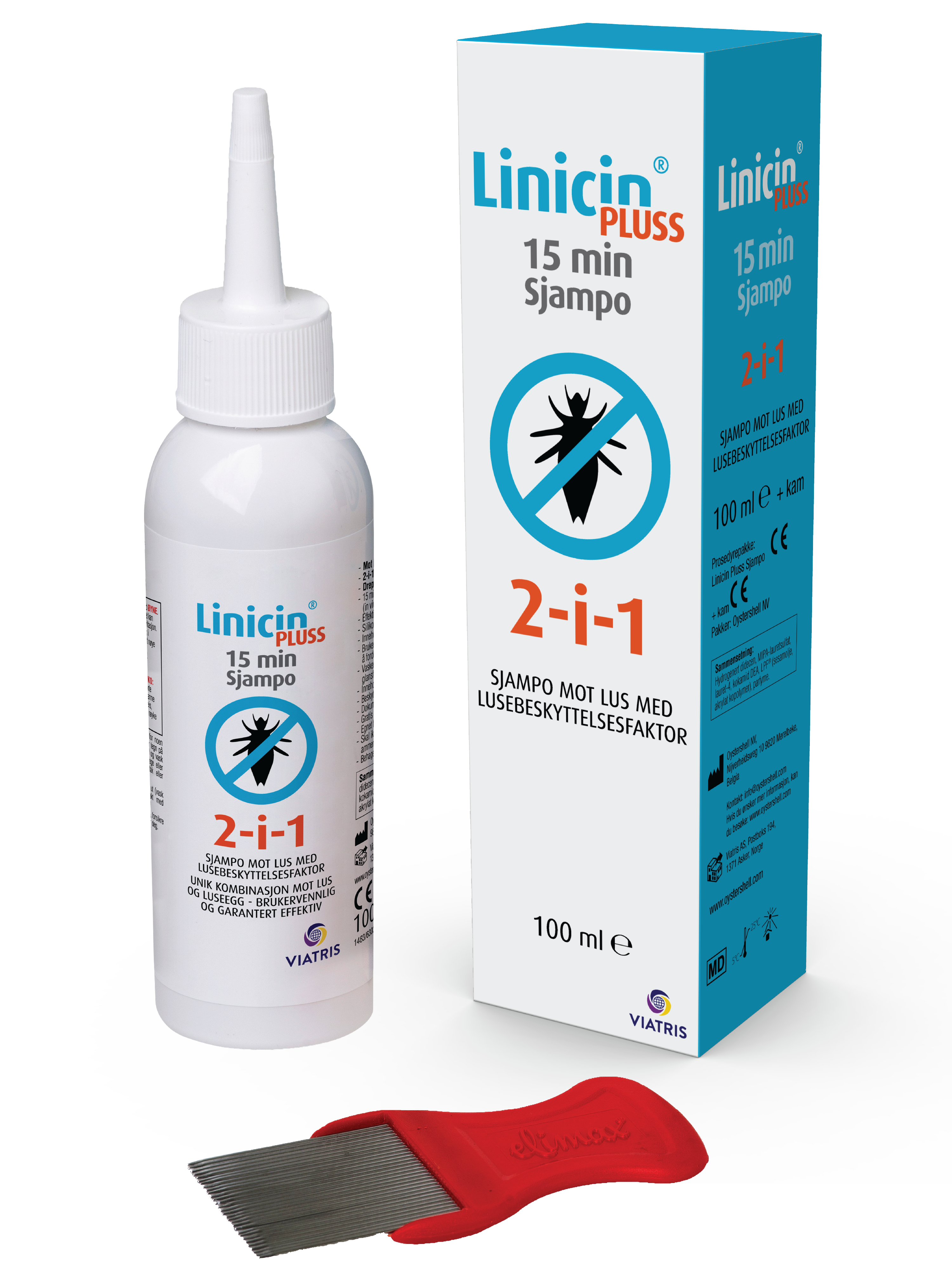 Linicin Pluss 15min shampoo, 100 ml