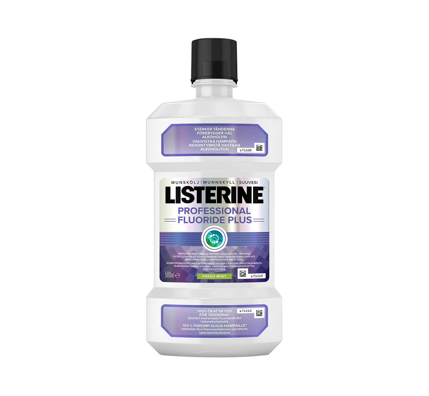 Listerine Listerine Professional Fluoride Plus munnskyll, 500 ml
