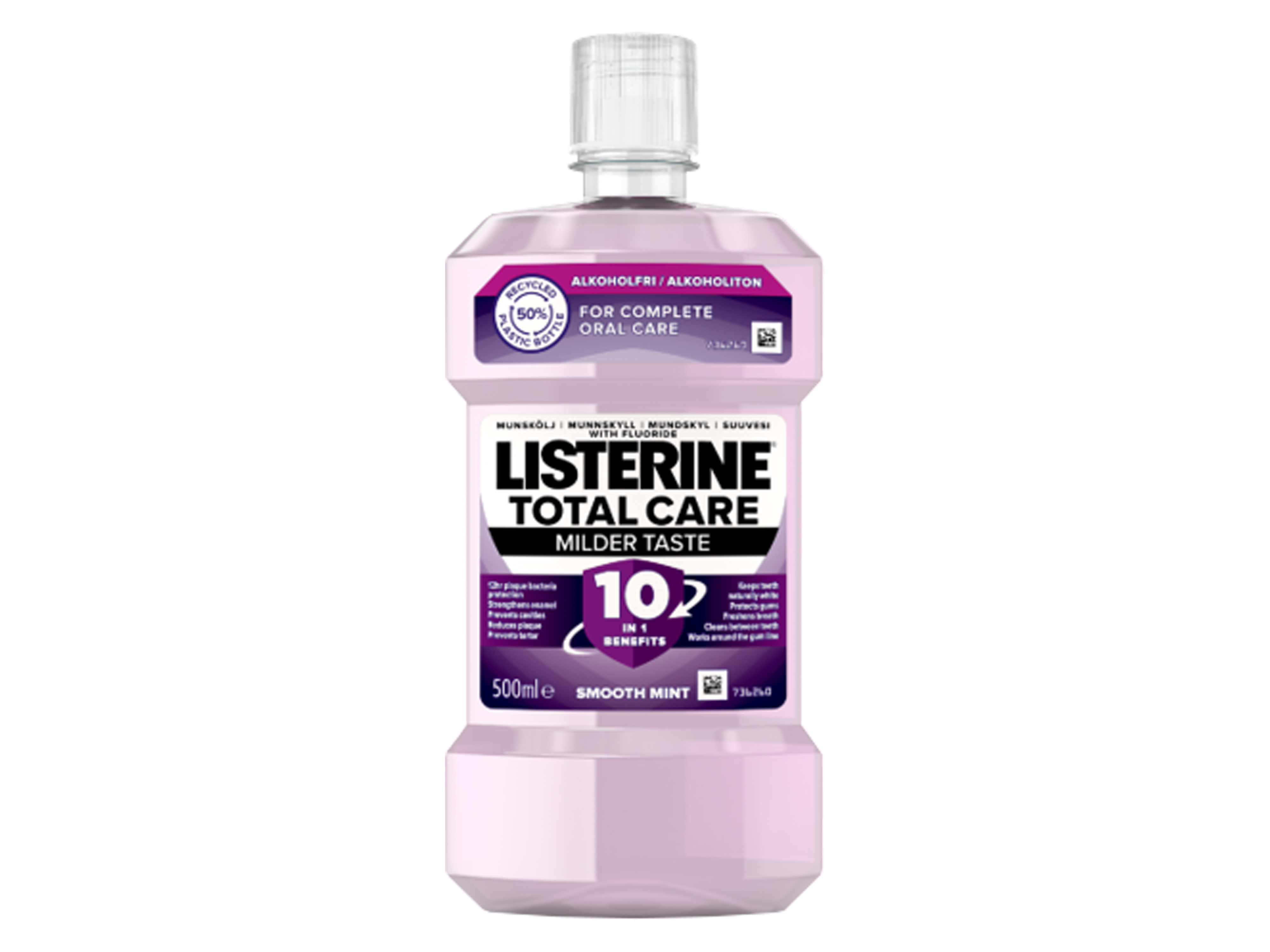 Listerine Total Care Milder Taste Munnskyll, 500 ml