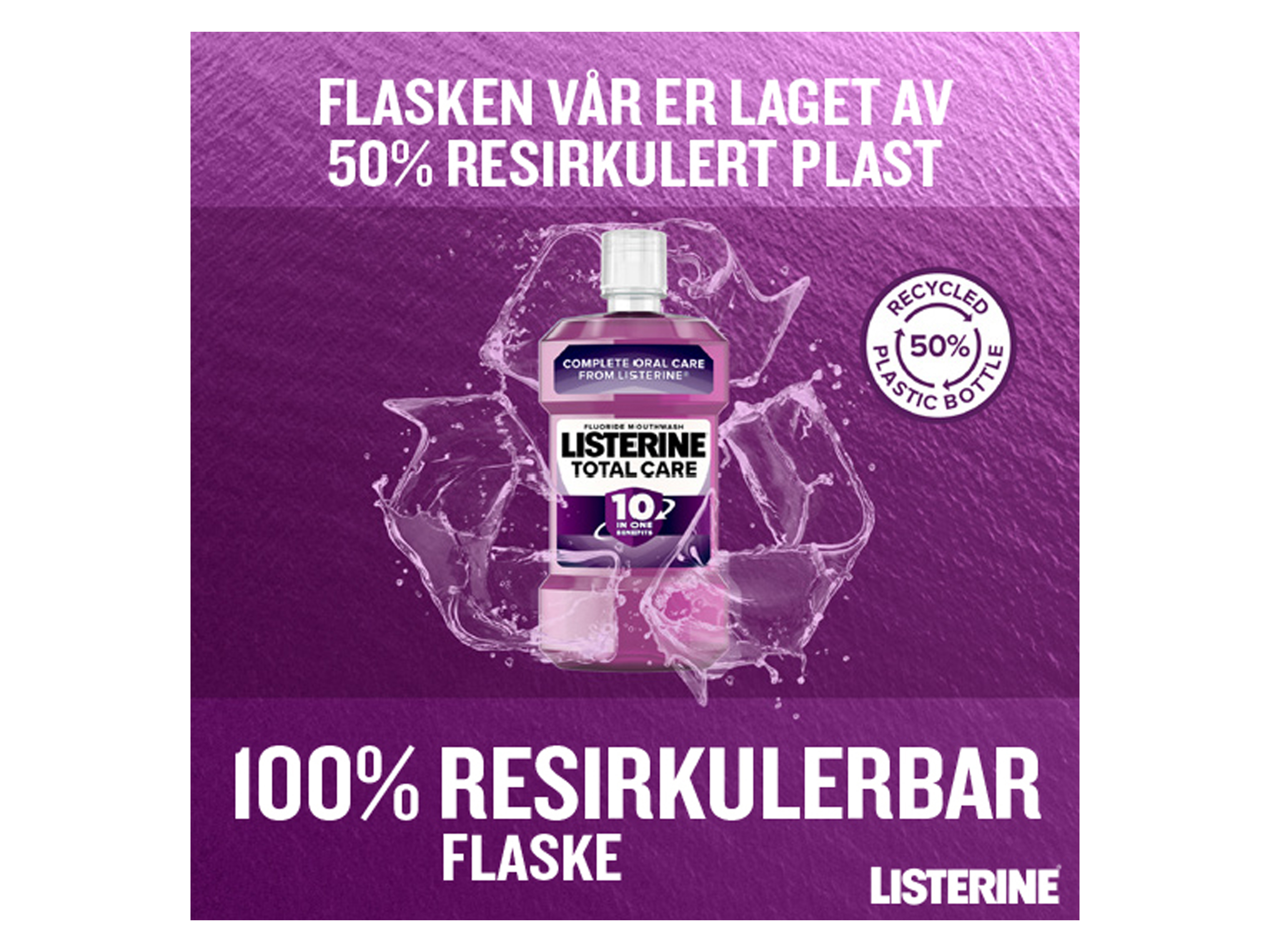 Listerine Total Care munnskyll, 500 ml