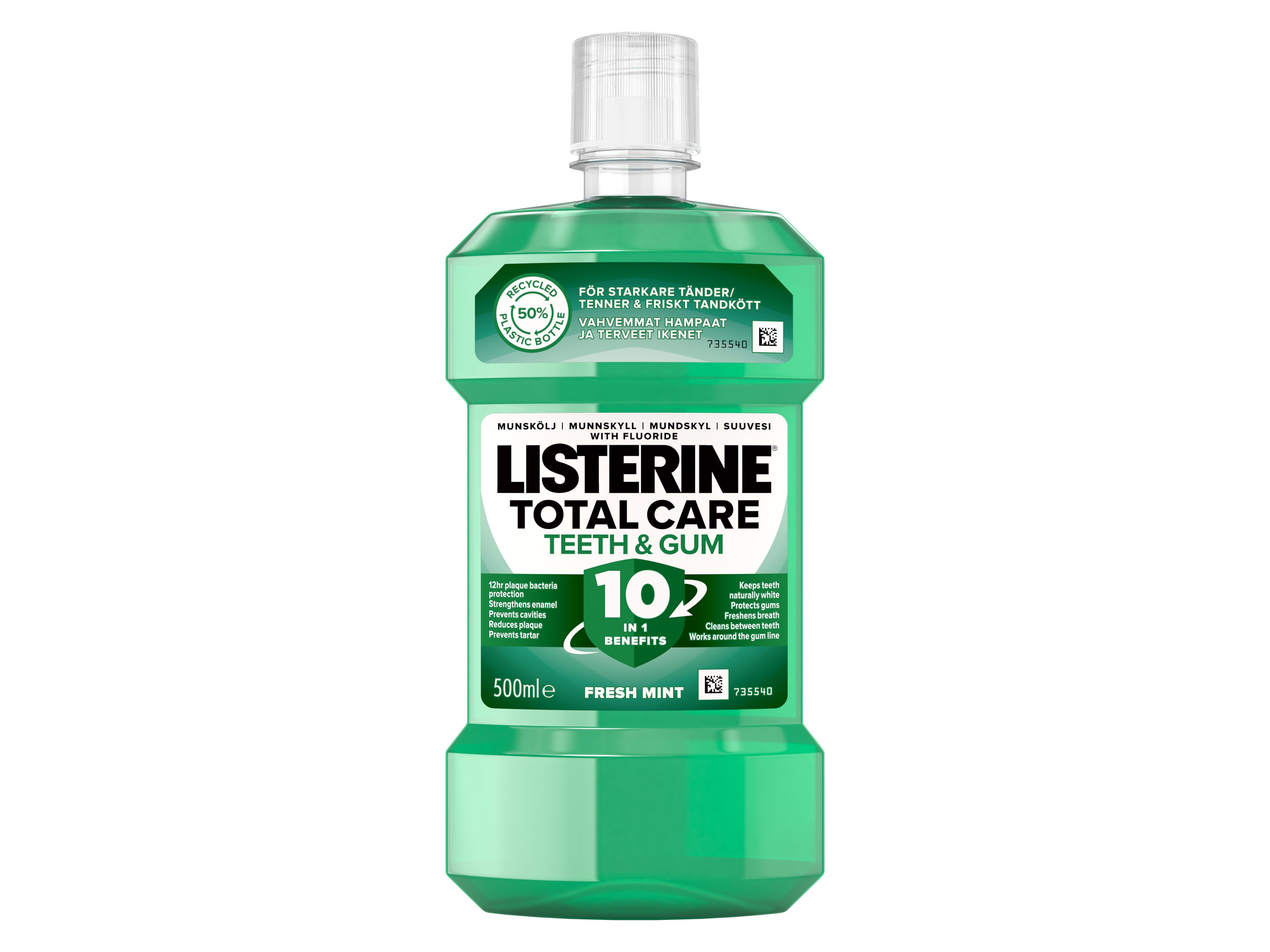 Listerine Fluoride Munnskyll 500ml