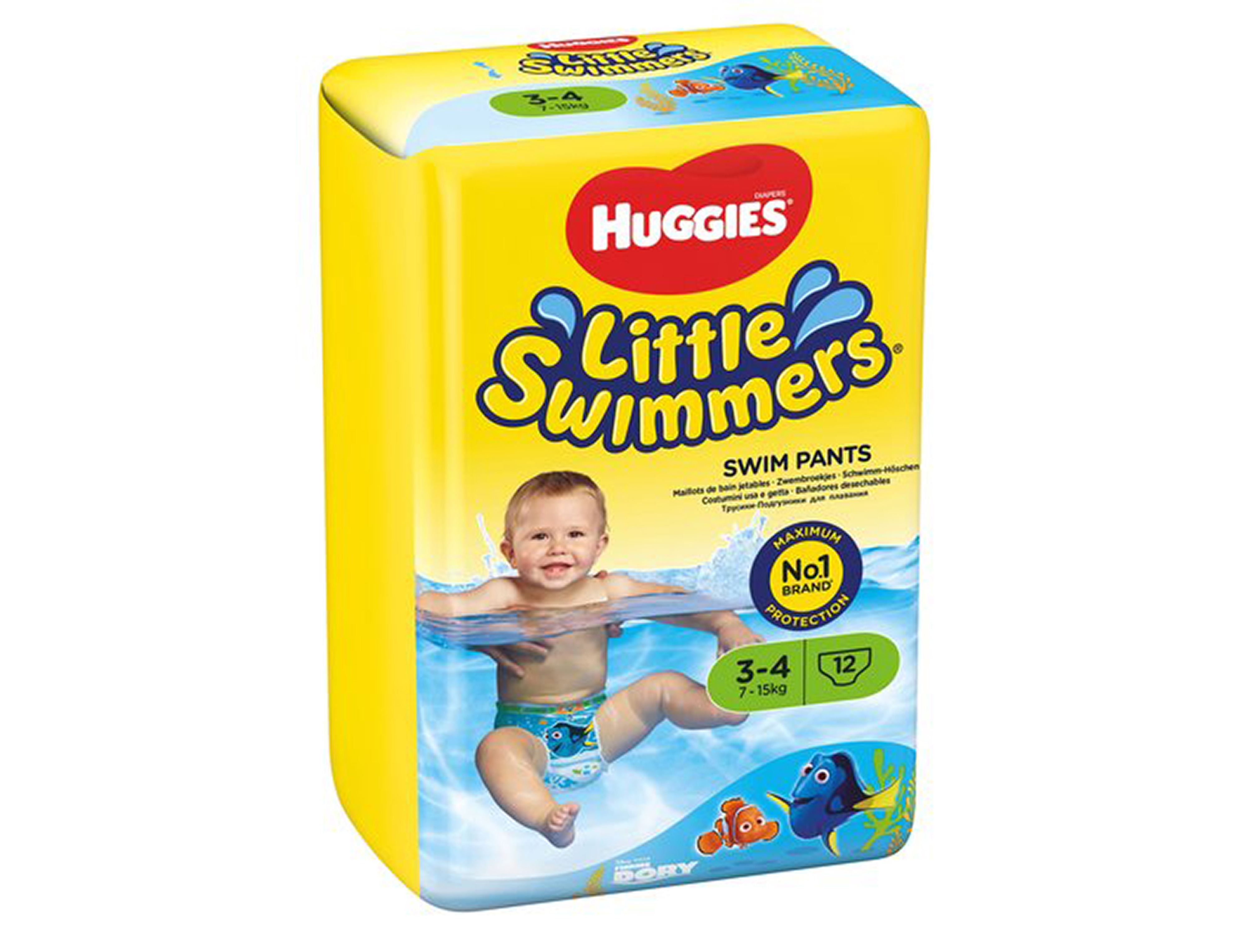 Little Swimmers Badebleie, Nr 3-4, 7-15 kg, 12 stk.