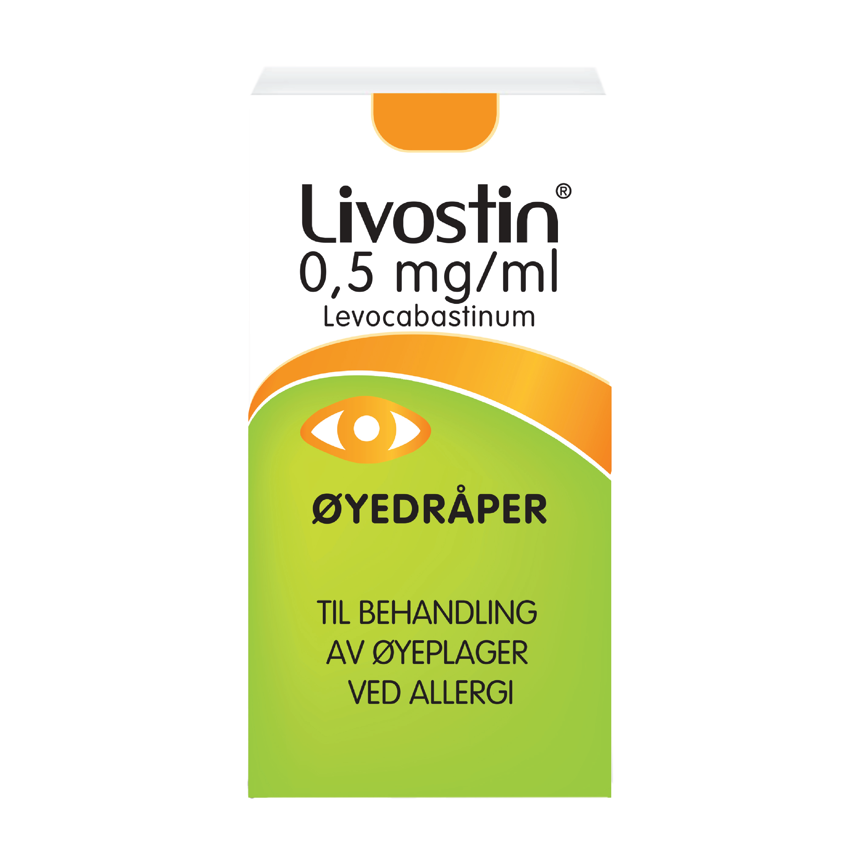 Livostin Øyedråper 0,5 mg/ml, 4 ml.