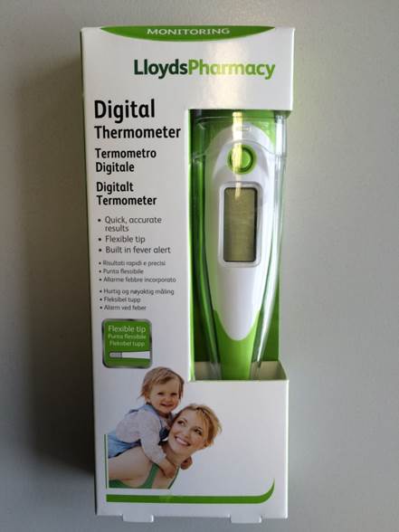 LLP digital termometer, 1 stk.