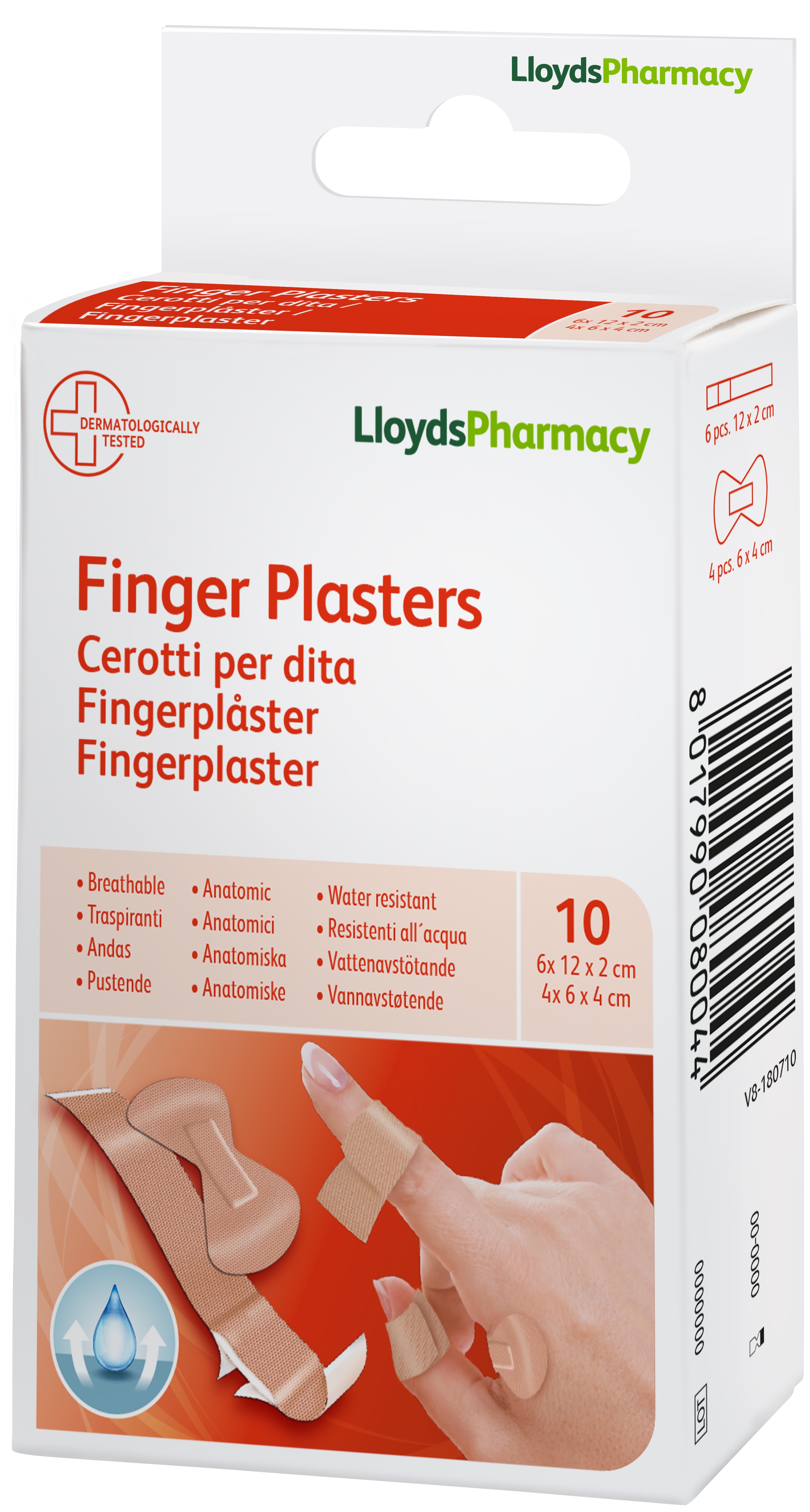 LLP Fingerplaster, 10 stk.