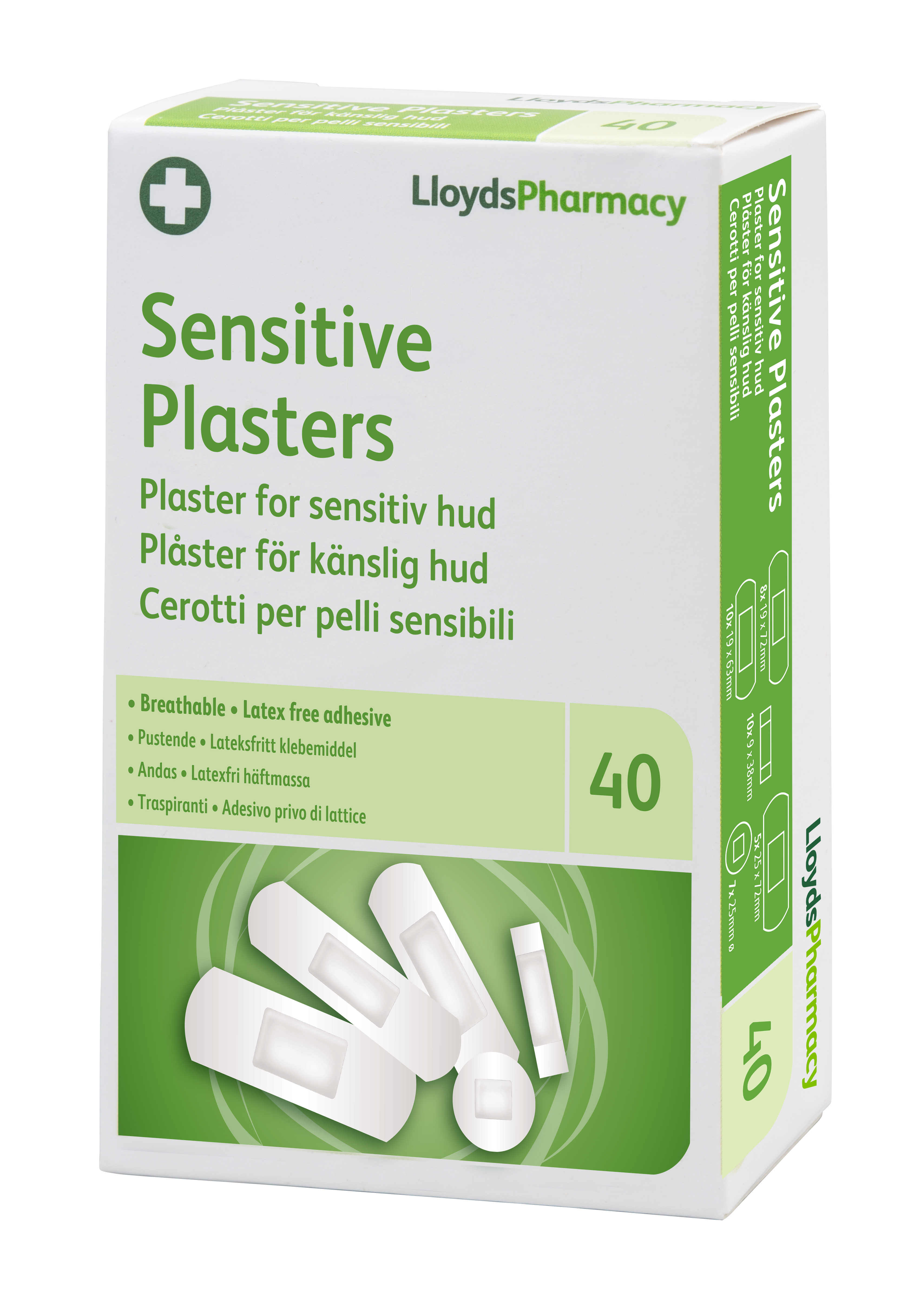 LLP Sensitiv Plaster, 40 stk.