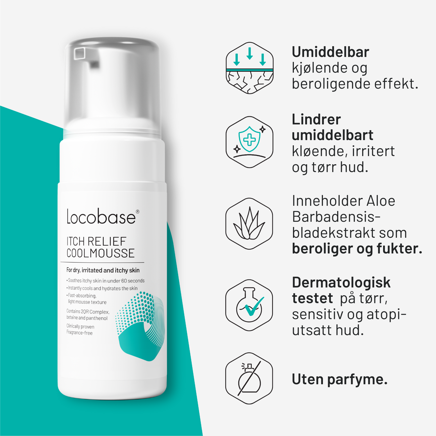 Locobase Locobase Itch Relief Coolmousse, 100 ml