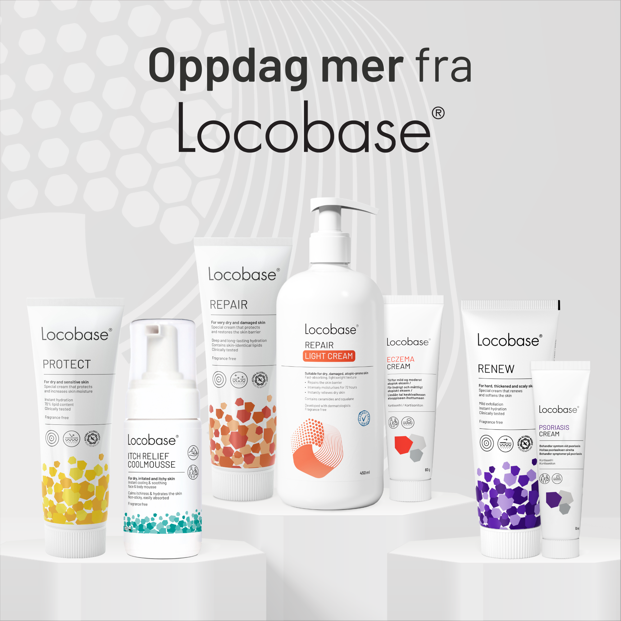 Locobase Repair Light Cream, 450 ml