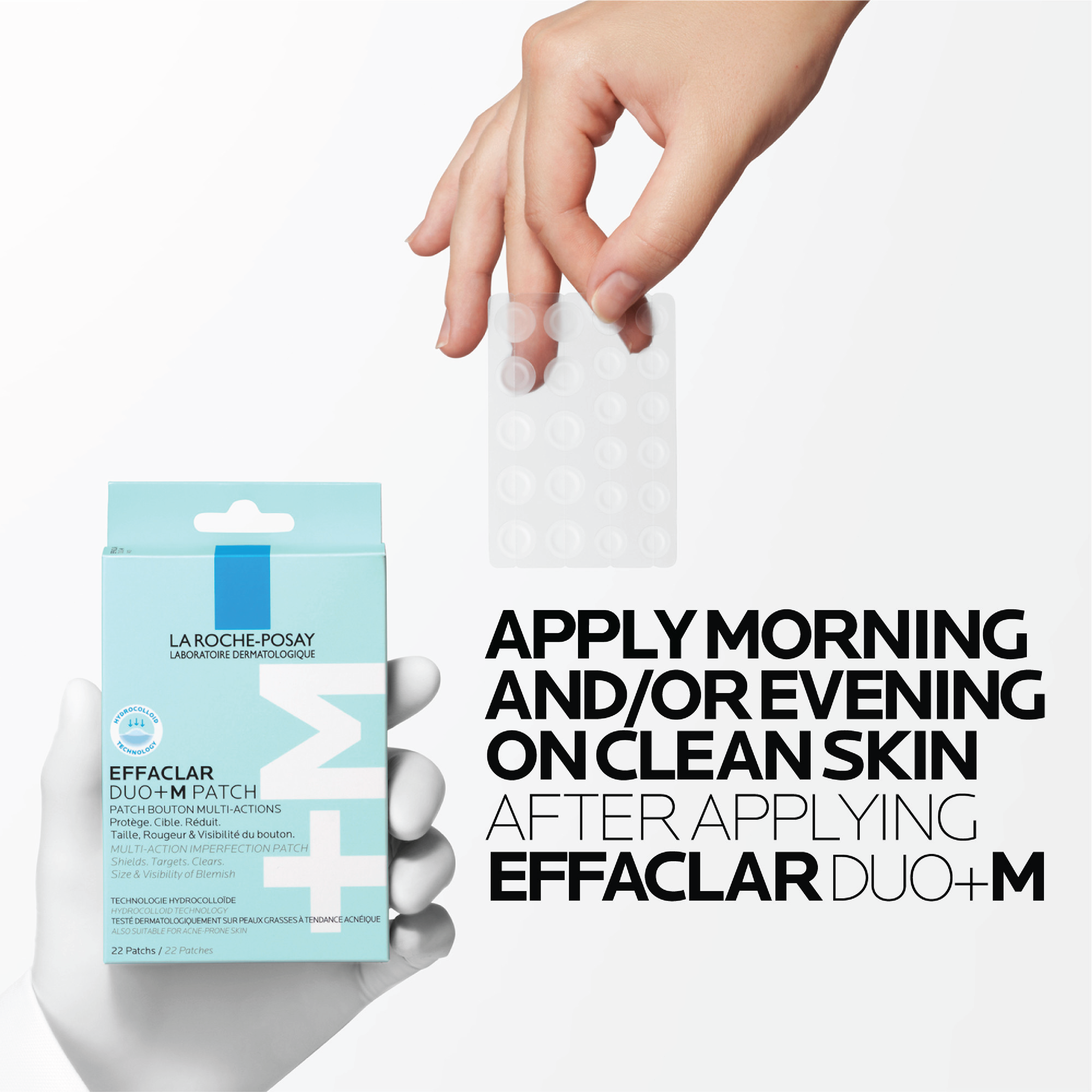 La Roche-Posay Effaclar Duo+M Multi-action Imperfection Patch, 22 stk.