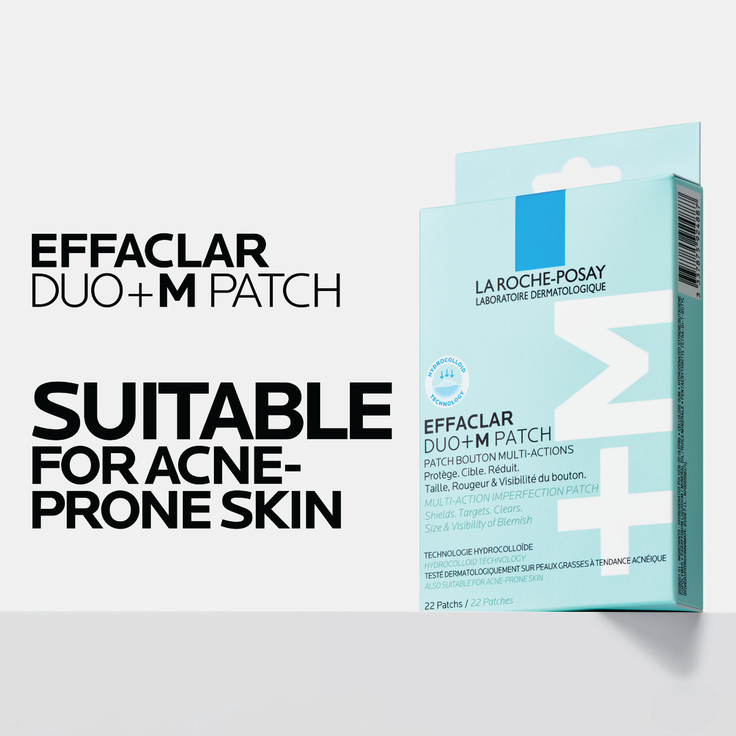La Roche-Posay Effaclar Duo+M Multi-action Imperfection Patch, 22 stk.