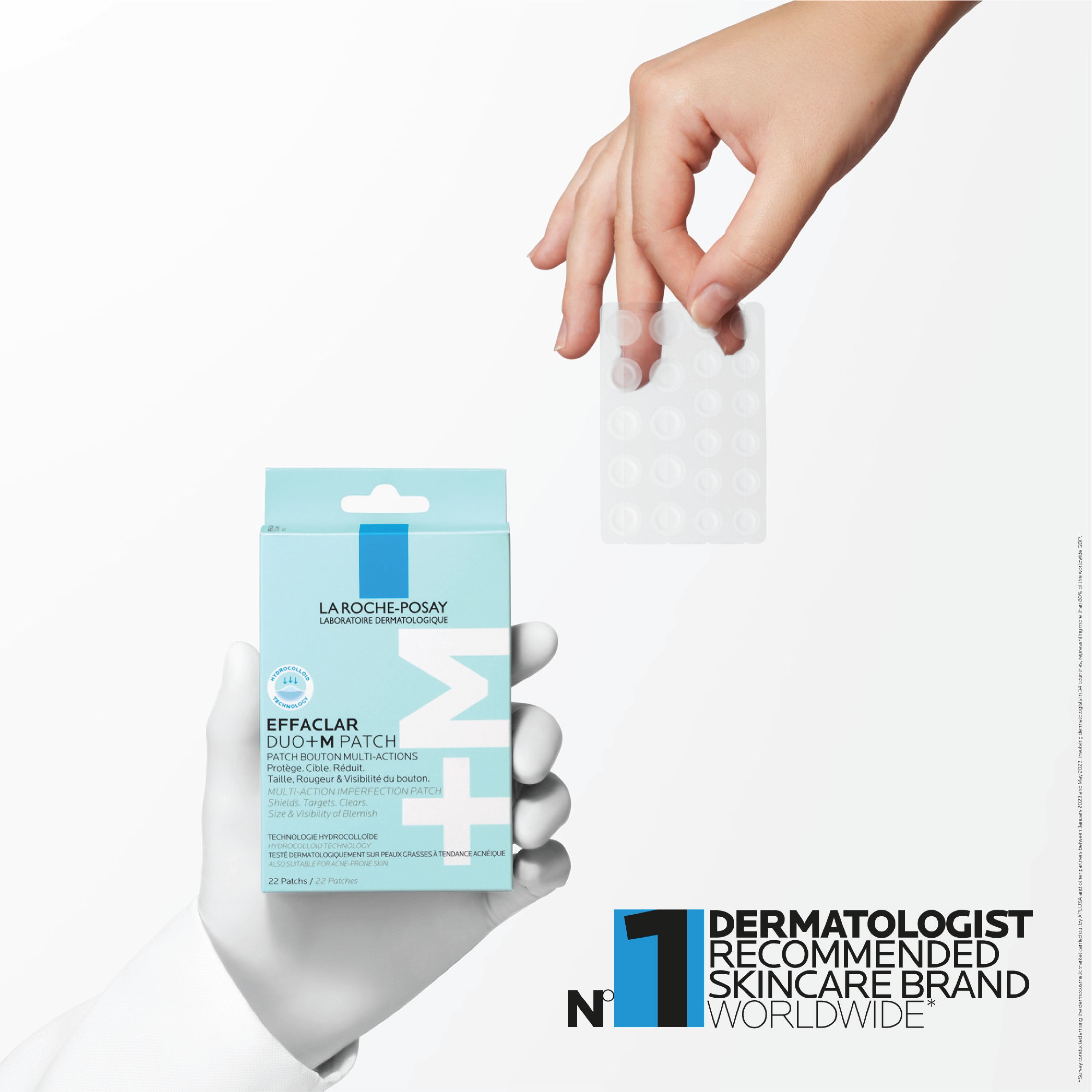 La Roche-Posay Effaclar Duo+M Multi-action Imperfection Patch, 22 stk.