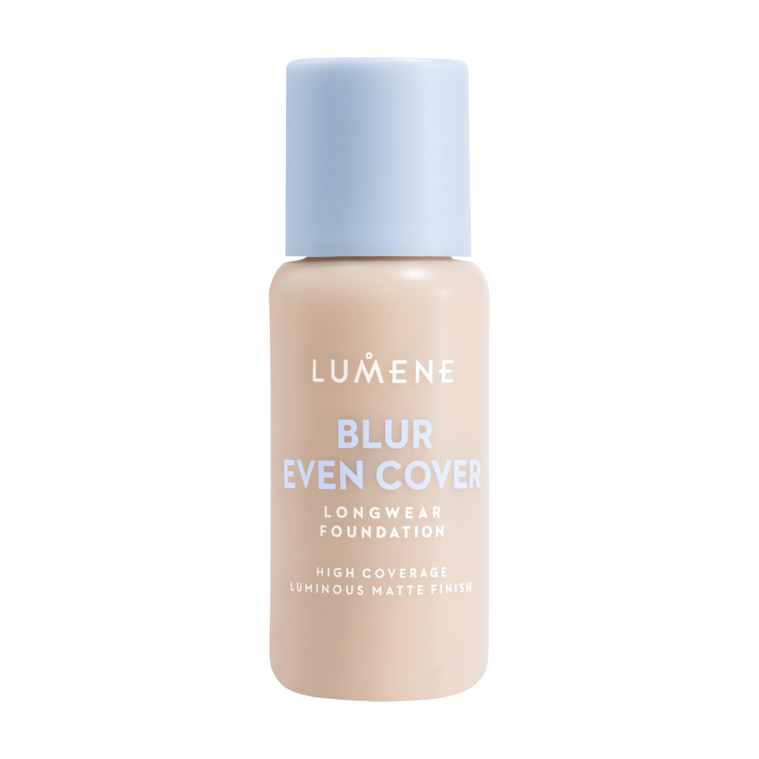 Lumene Blur Even Cover Foundation, 00 Warm, 34 ml