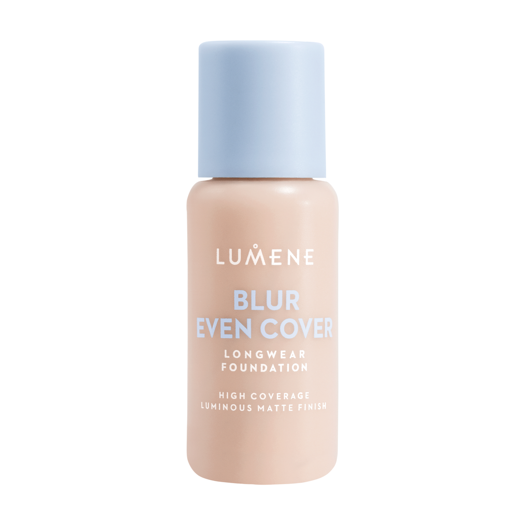 Lumene Blur Even Cover Foundation, 0.5 Cold, 34 ml
