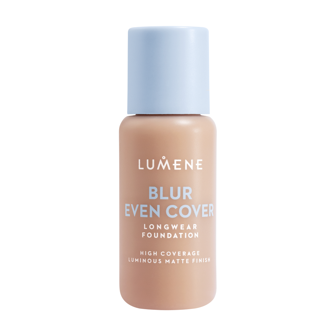 Lumene Blur Even Cover Foundation, 3 Warm, 34 ml