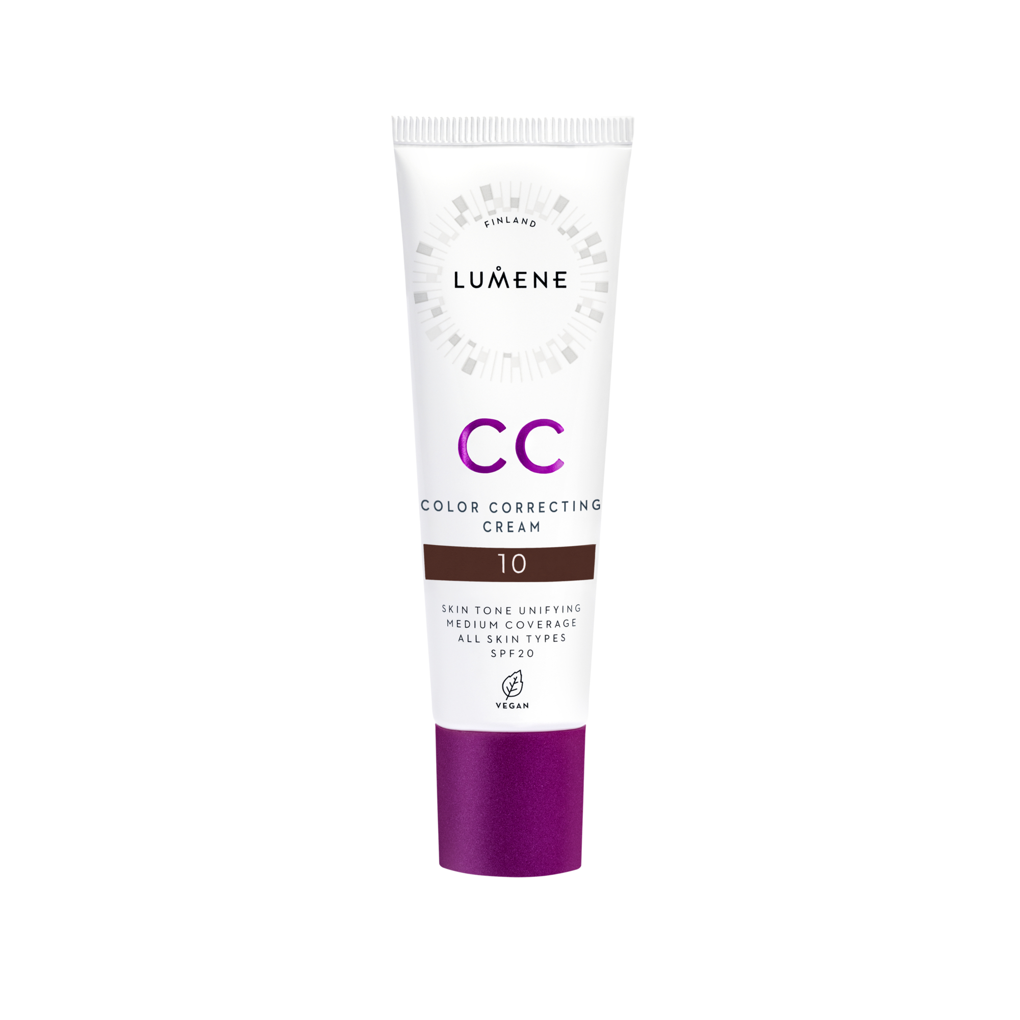 Lumene CC Color Correcting Cream SPF20, Farge 10, 30 ml