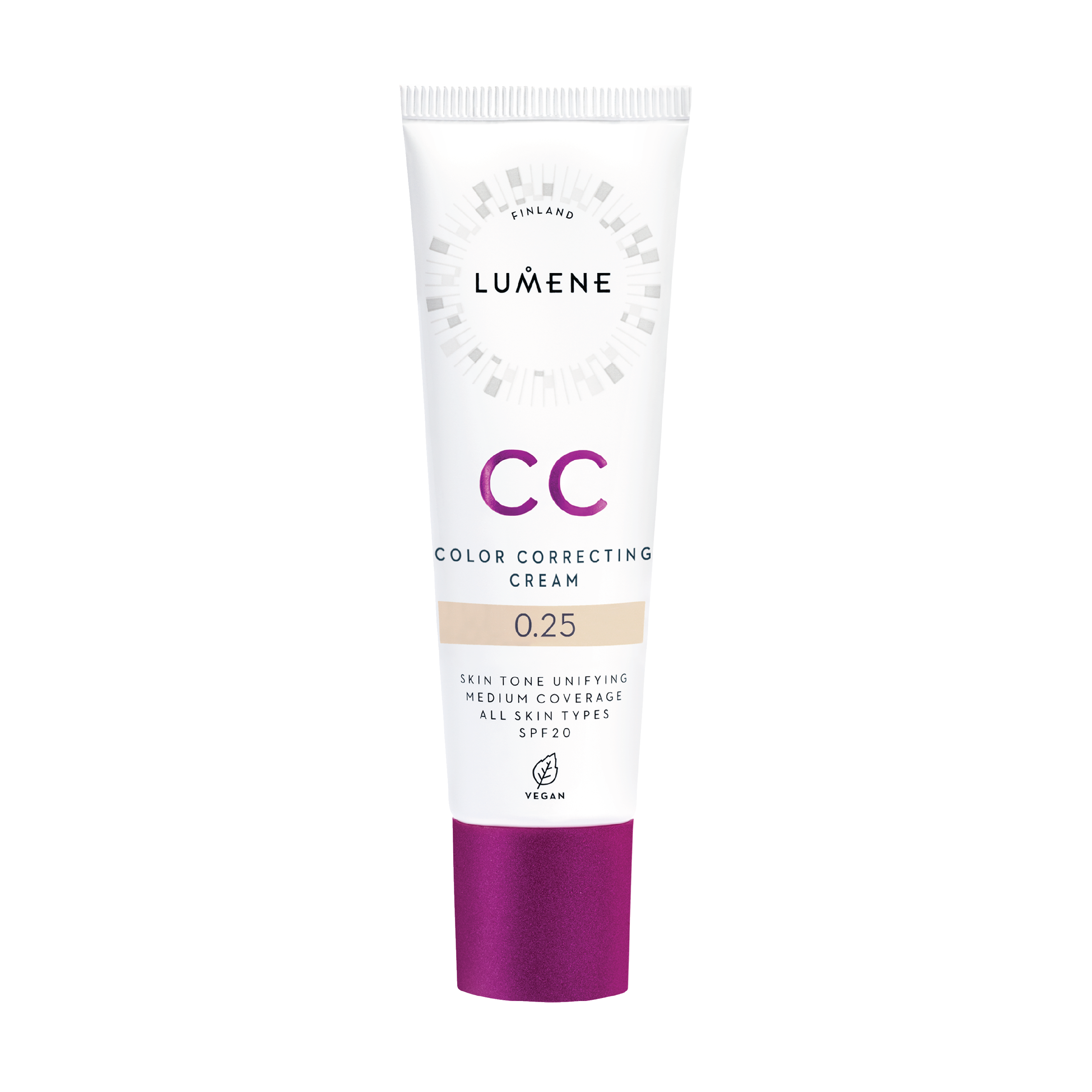 Lumene CC Color Correcting Cream SPF20, Farge 0.25, 30 ml
