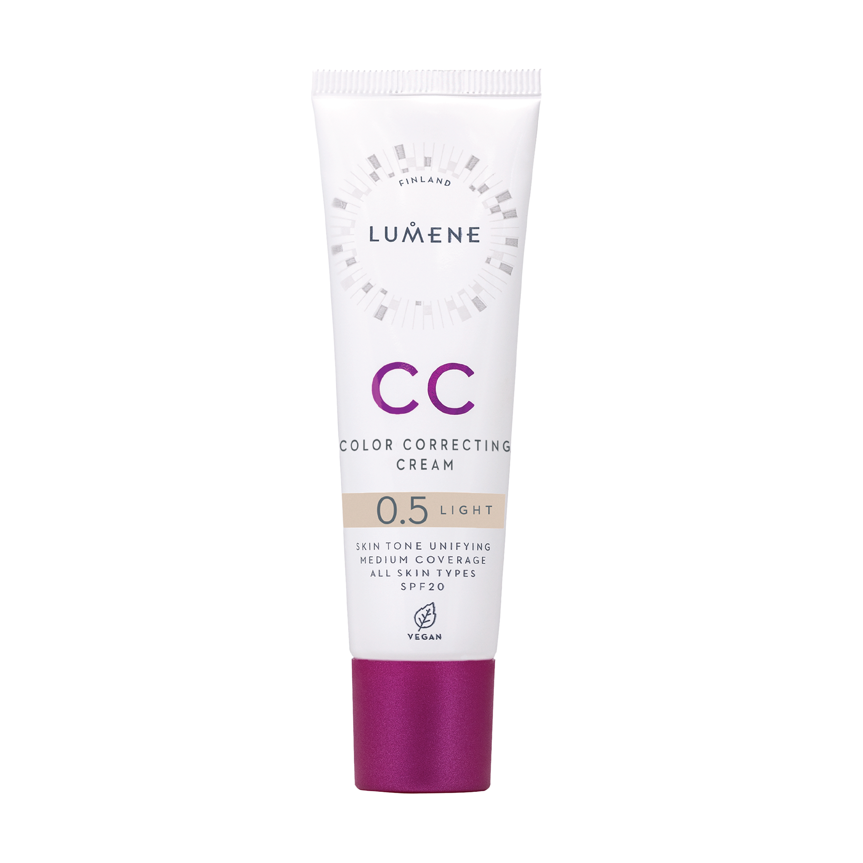 Lumene CC Color Correcting Cream SPF20, 0.5 Light, 30 ml