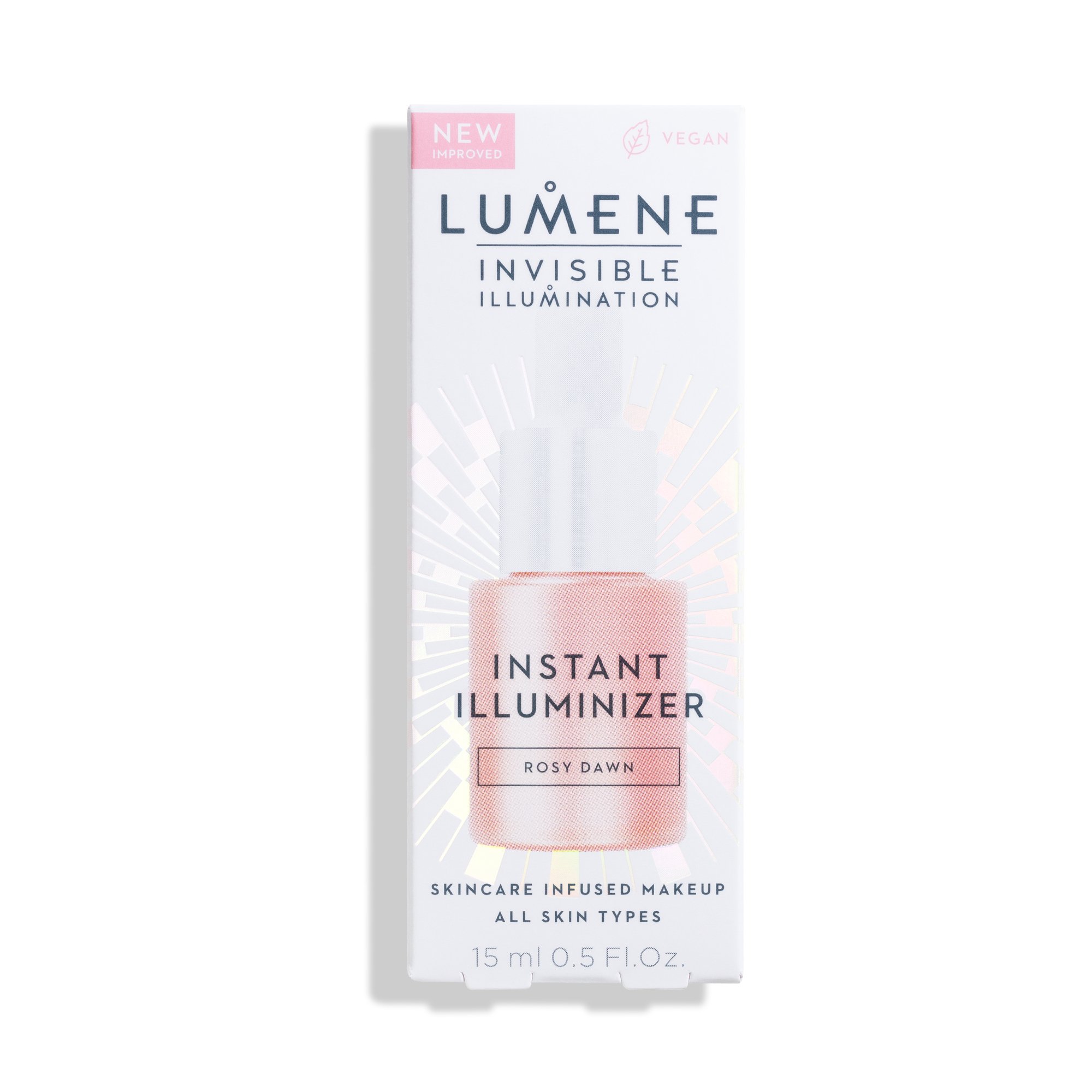 Lumene Invisible Illumination Instant Illuminizer, Rosy Dawn, 15 ml