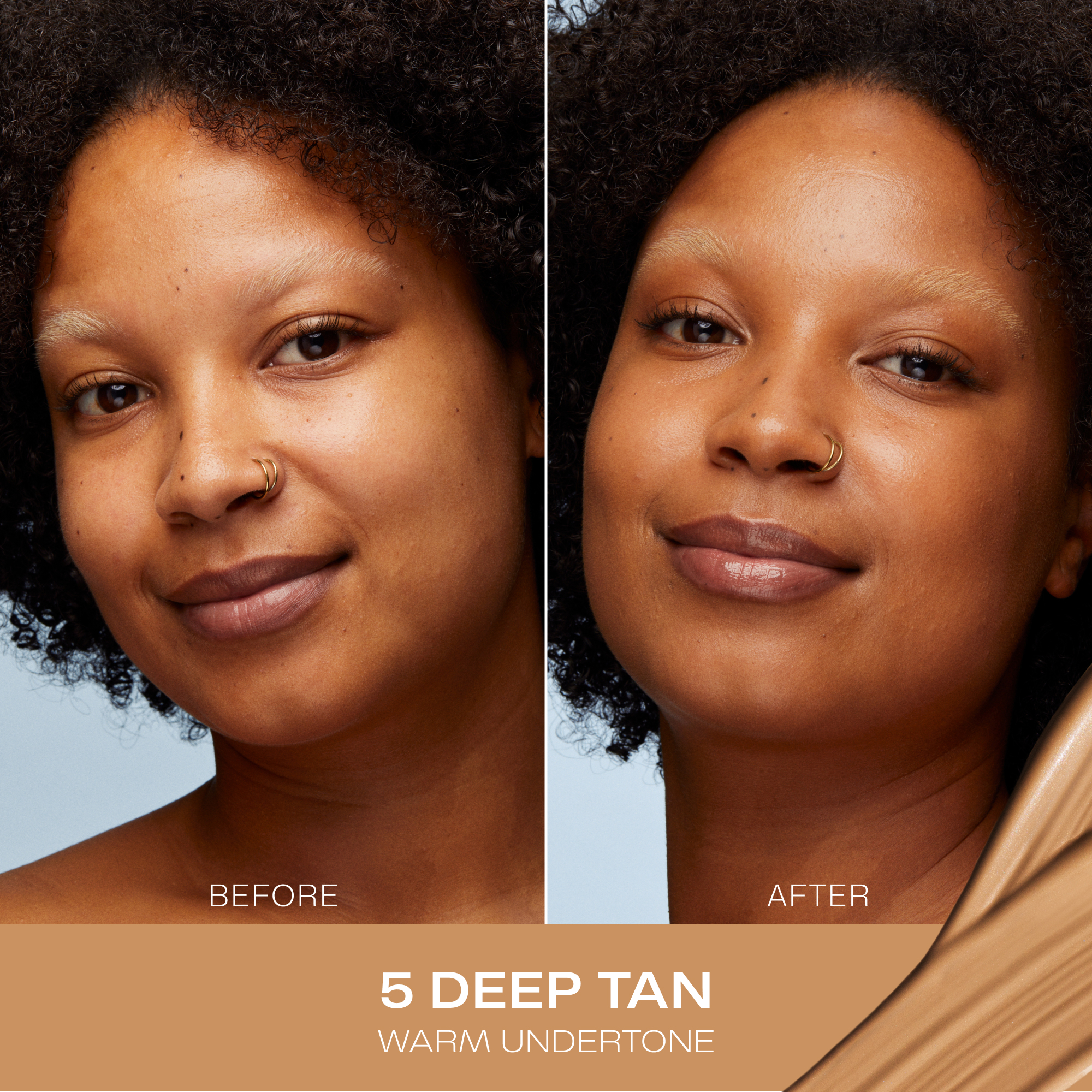 Lumene Natural Glow Fluid Foundation SPF20, 5 Deep Tan, 30 ml