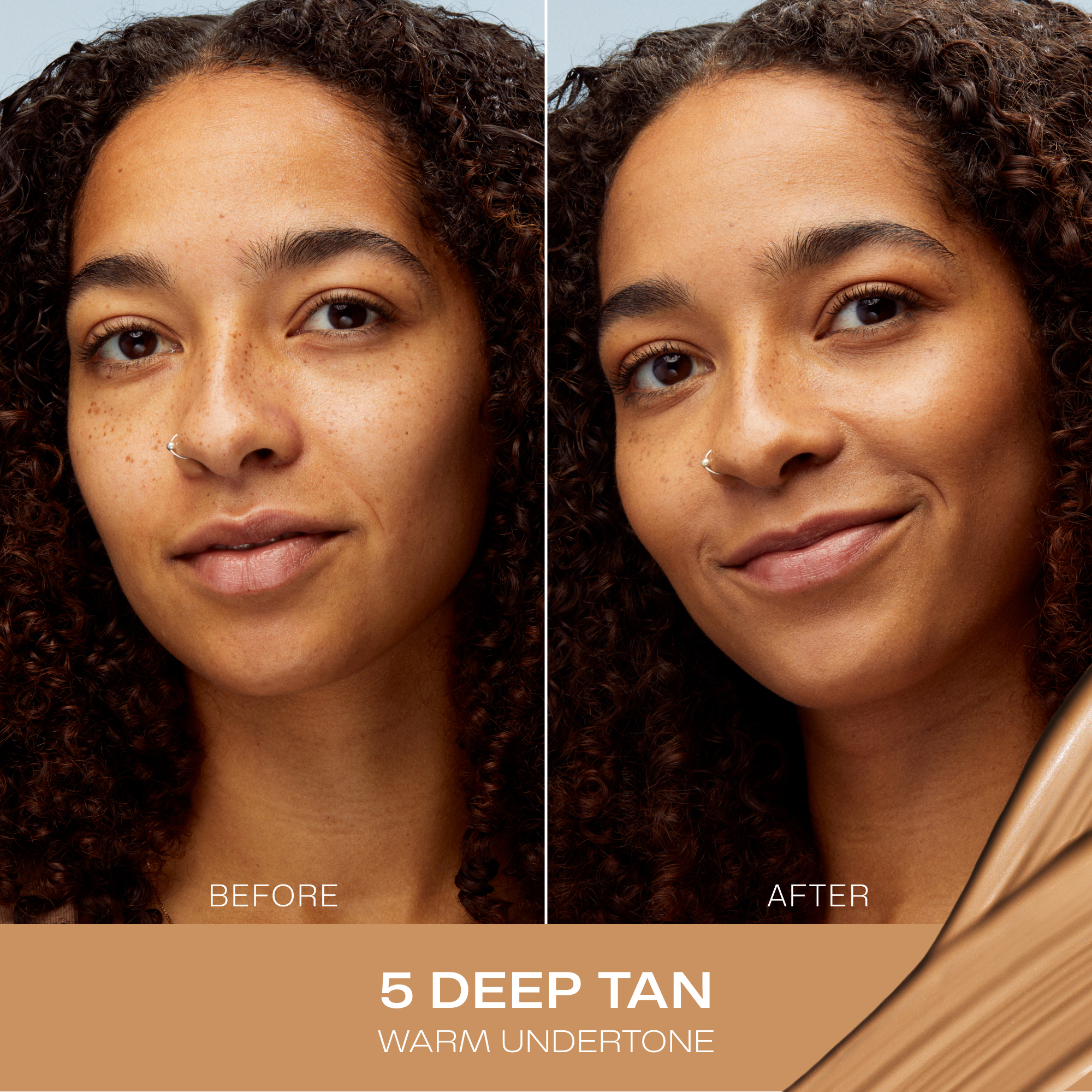 Lumene Natural Glow Fluid Foundation SPF20, 5 Deep Tan, 30 ml