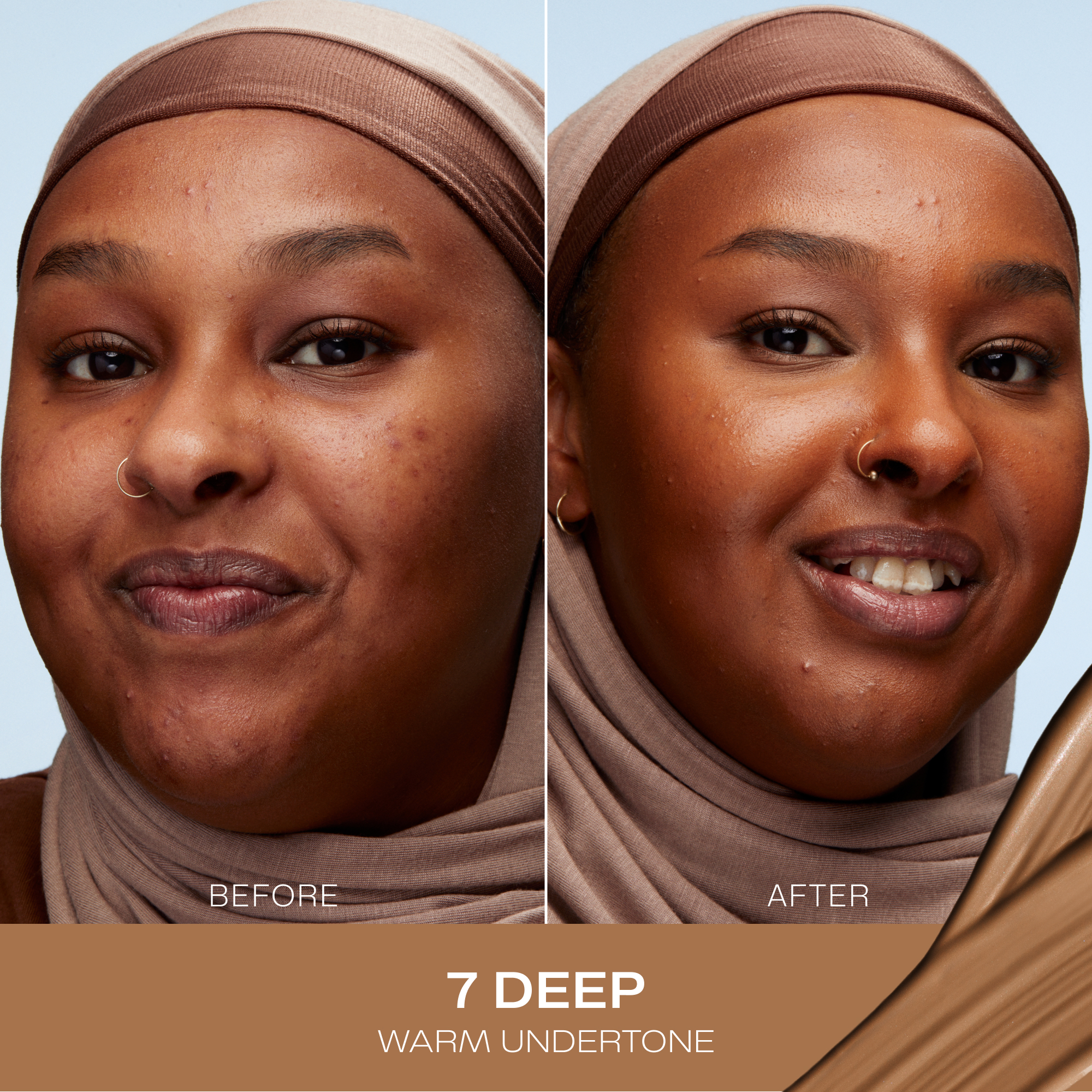 Lumene Natural Glow Fluid Foundation SPF20, 7 Deep, 30 ml