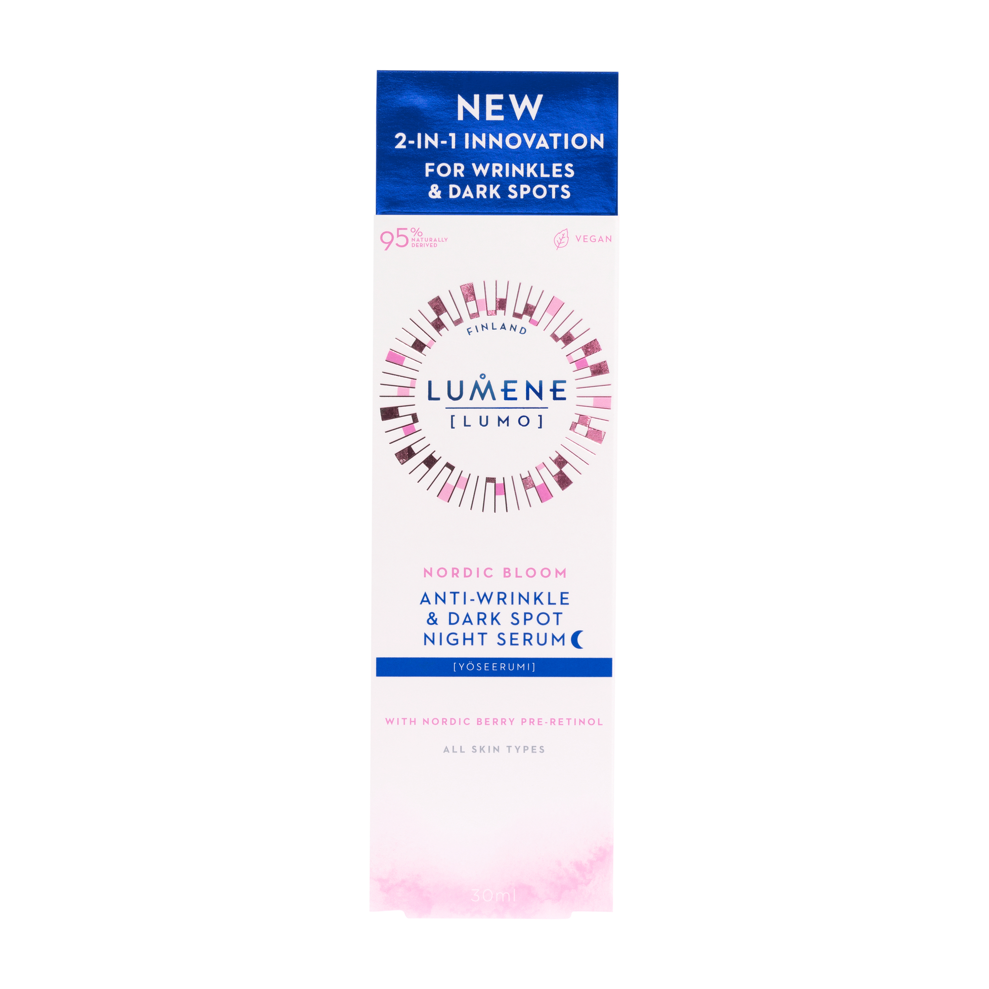 Lumene Nordic Bloom Anti-Wrinkle & Dark Spot Night Serum, 30 ml