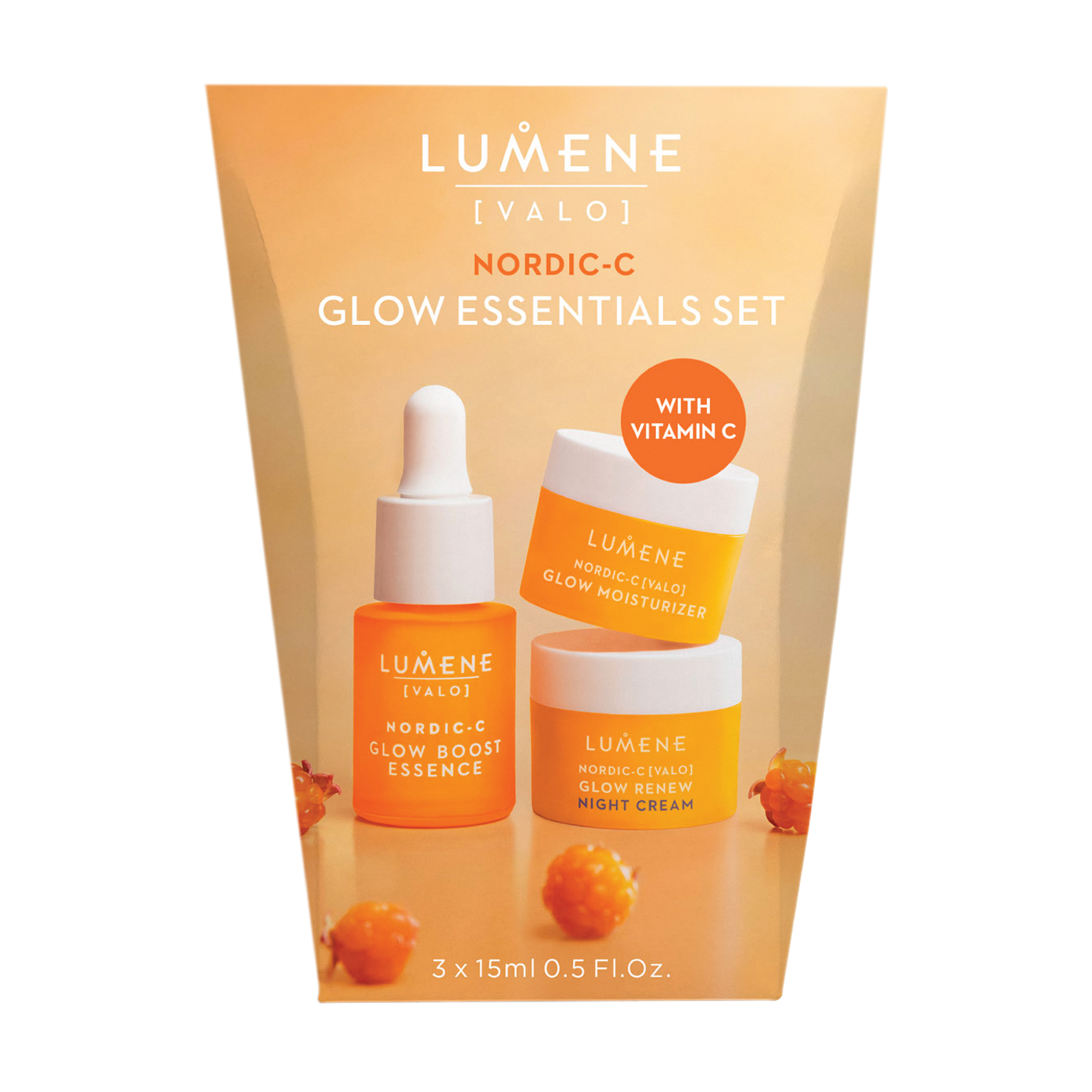 Lumene Nordic-C Glow Essentials Set, 1 sett