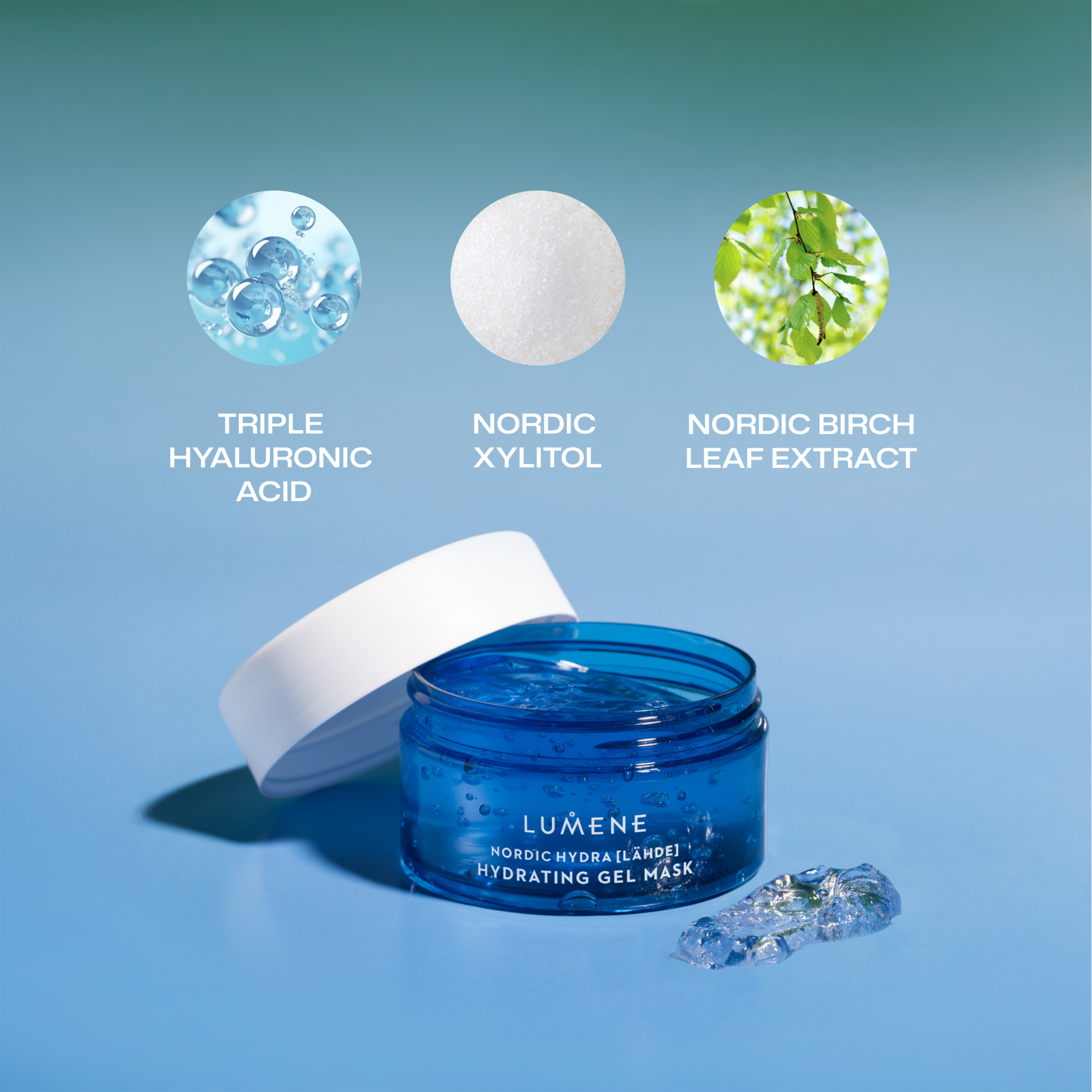 Lumene Nordic Hydra Hydrating Gel Mask, 100 ml