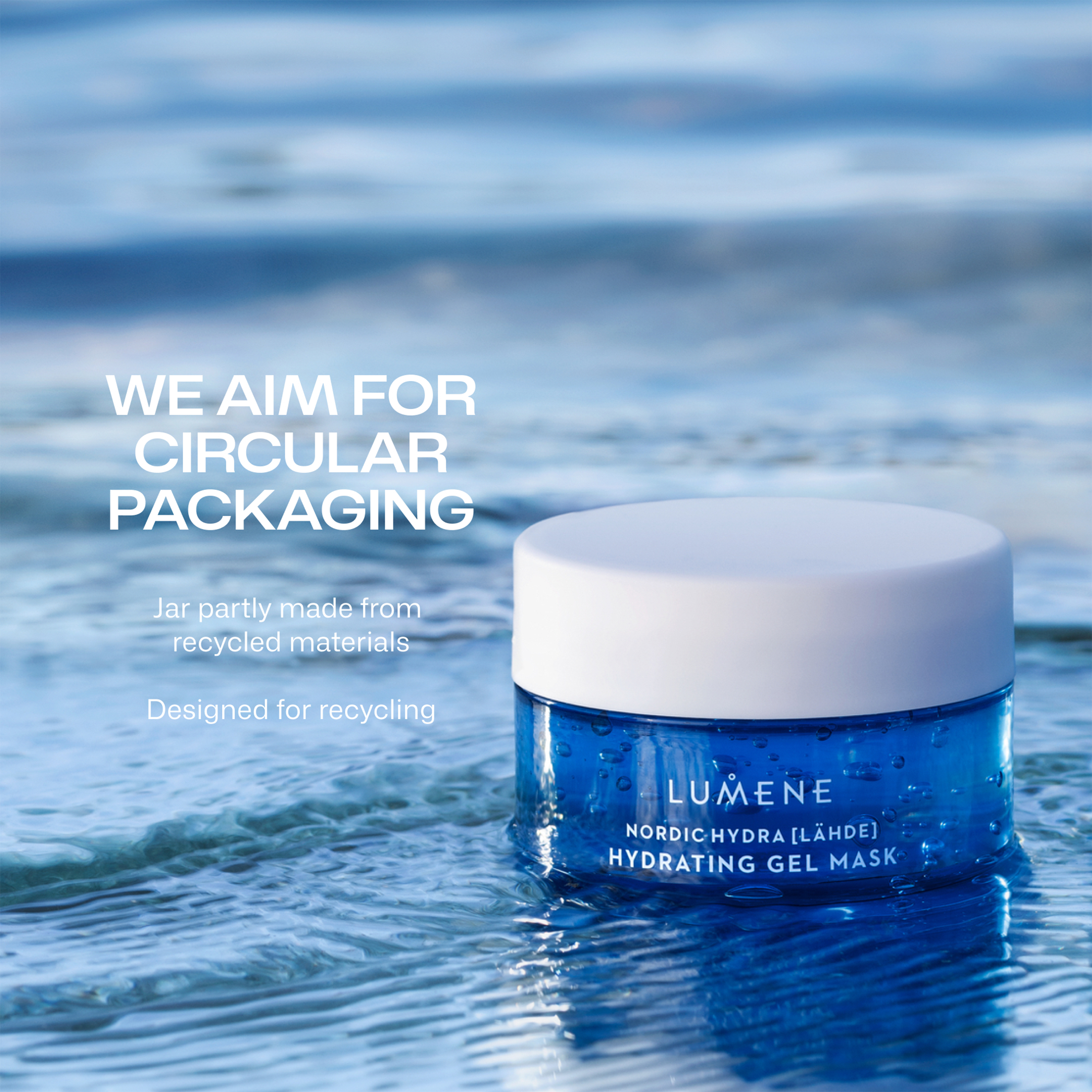 Lumene Nordic Hydra Hydrating Gel Mask, 100 ml