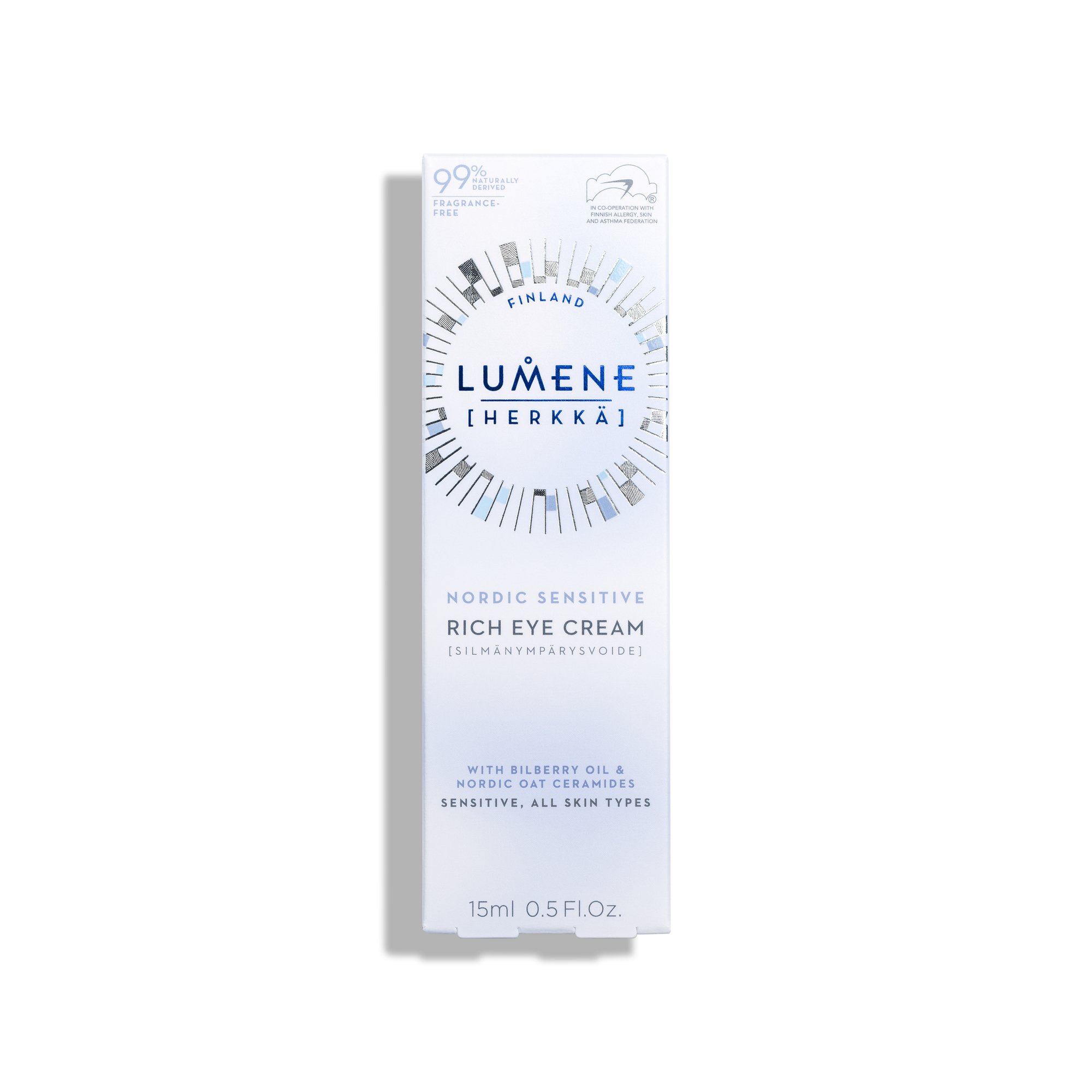 Lumene Nordic Sensitive Rich Eye Cream, 15 ml