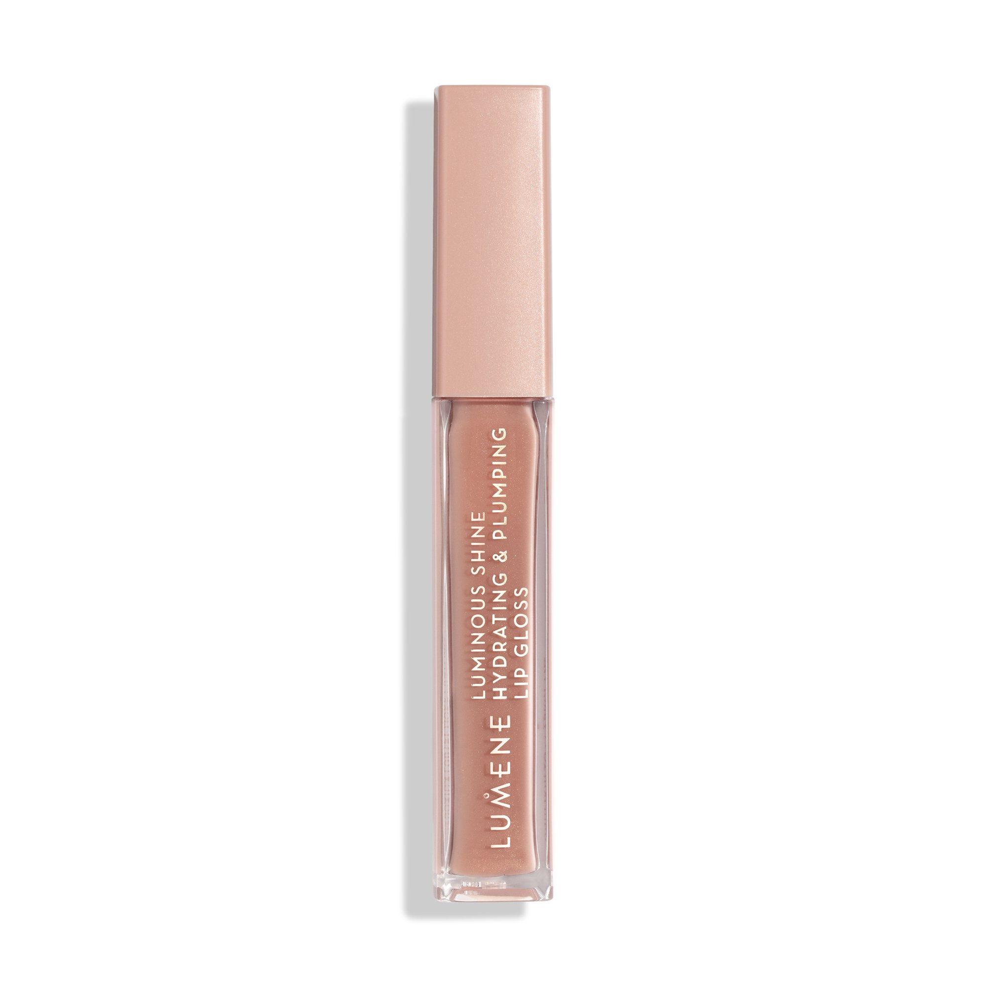 Lumene Luminous Shine Hydrating & Plumping Lip Gloss 01, Pale Honey, 5 ml