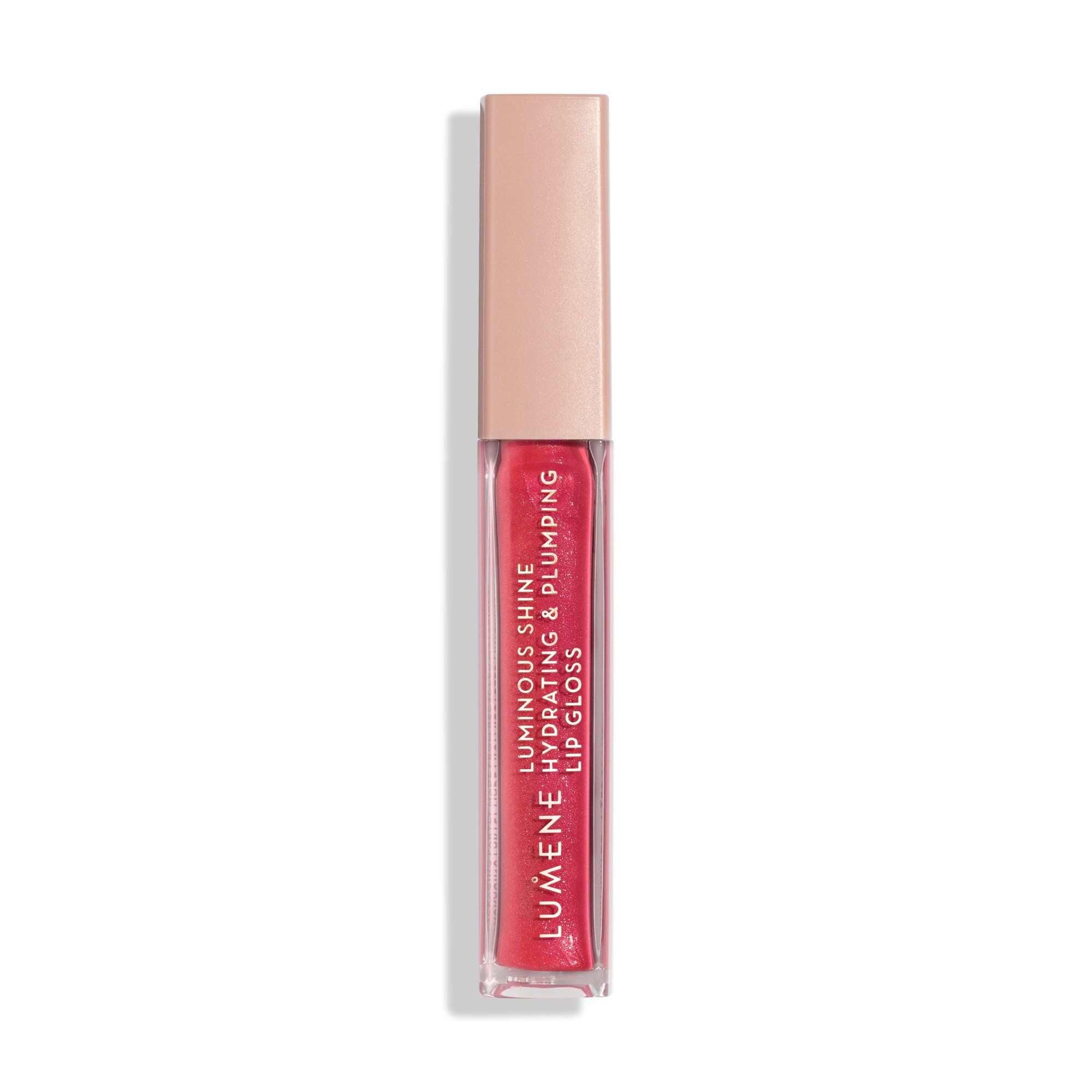 Lumene Luminous Shine Hydrating & Plumping Lip Gloss 05, Bright Rose, 5 ml