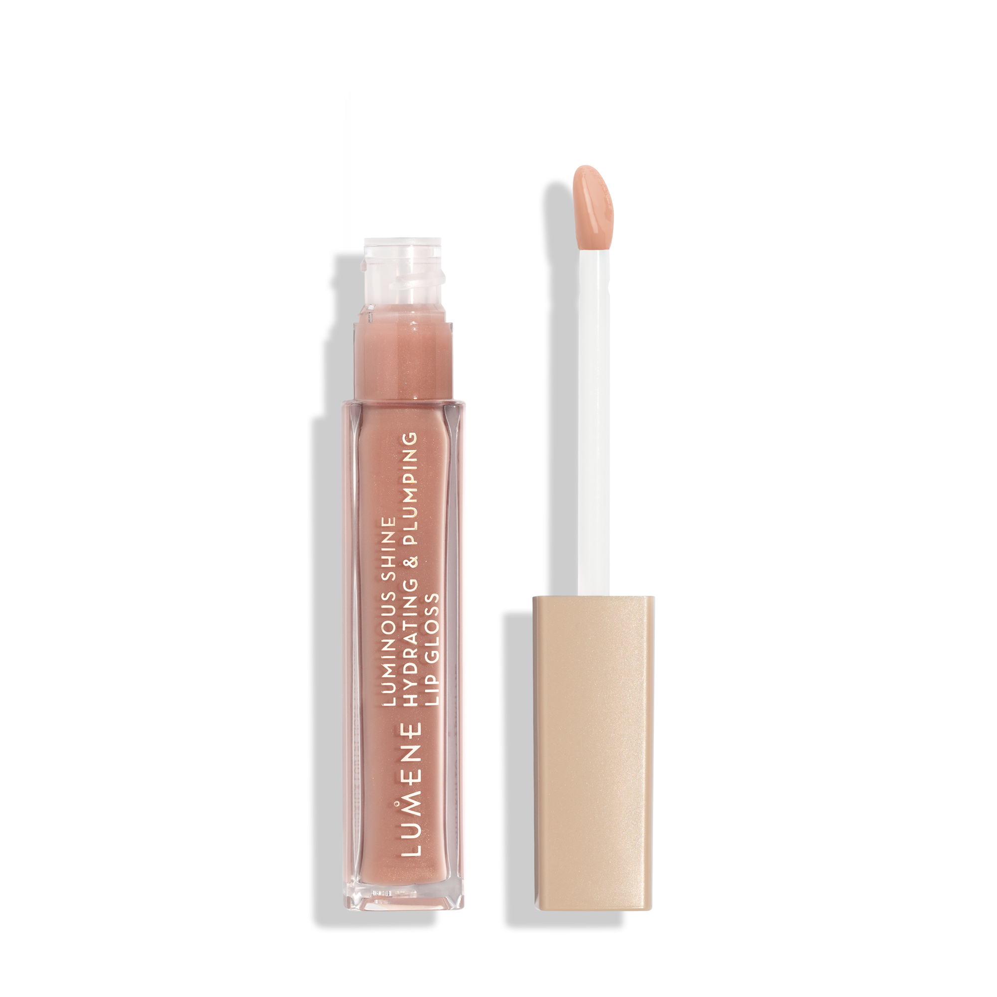 Lumene Luminous Shine Hydrating & Plumping Lip Gloss, 01 Pale Honey, 5 ml