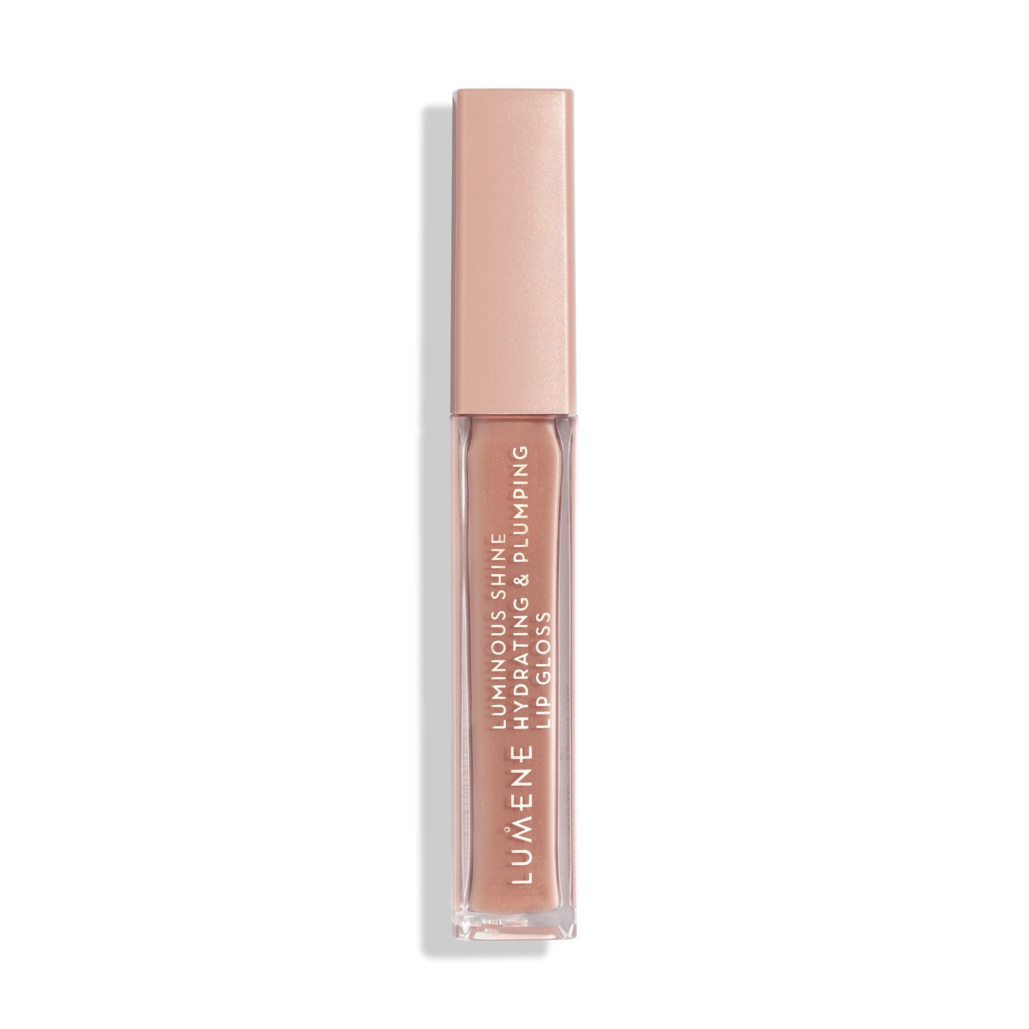 Lumene Luminous Shine Hydrating & Plumping Lip Gloss, 01 Pale Honey, 5 ml