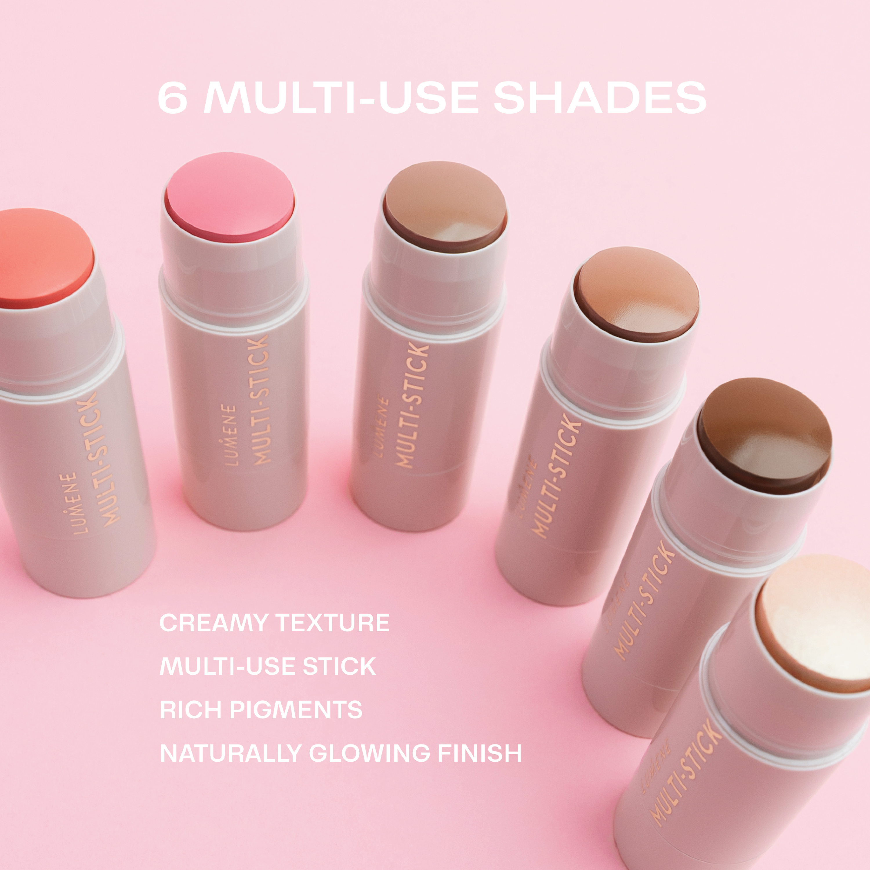 Lumene Multi-stick, Medium Brown, 4,5 g