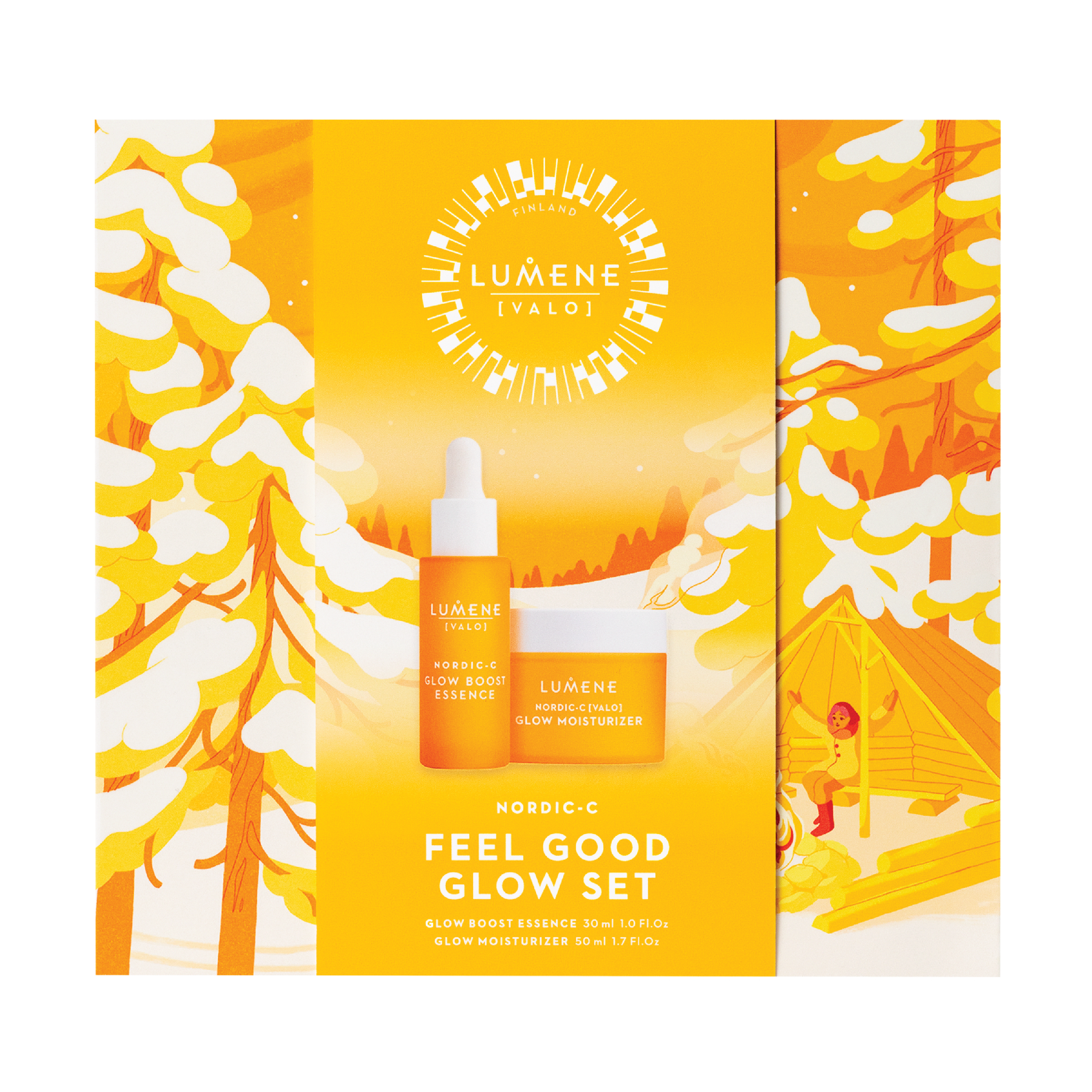 Lumene Nordic C Feel Good Glow Set 2025 1pcs, 1 sett
