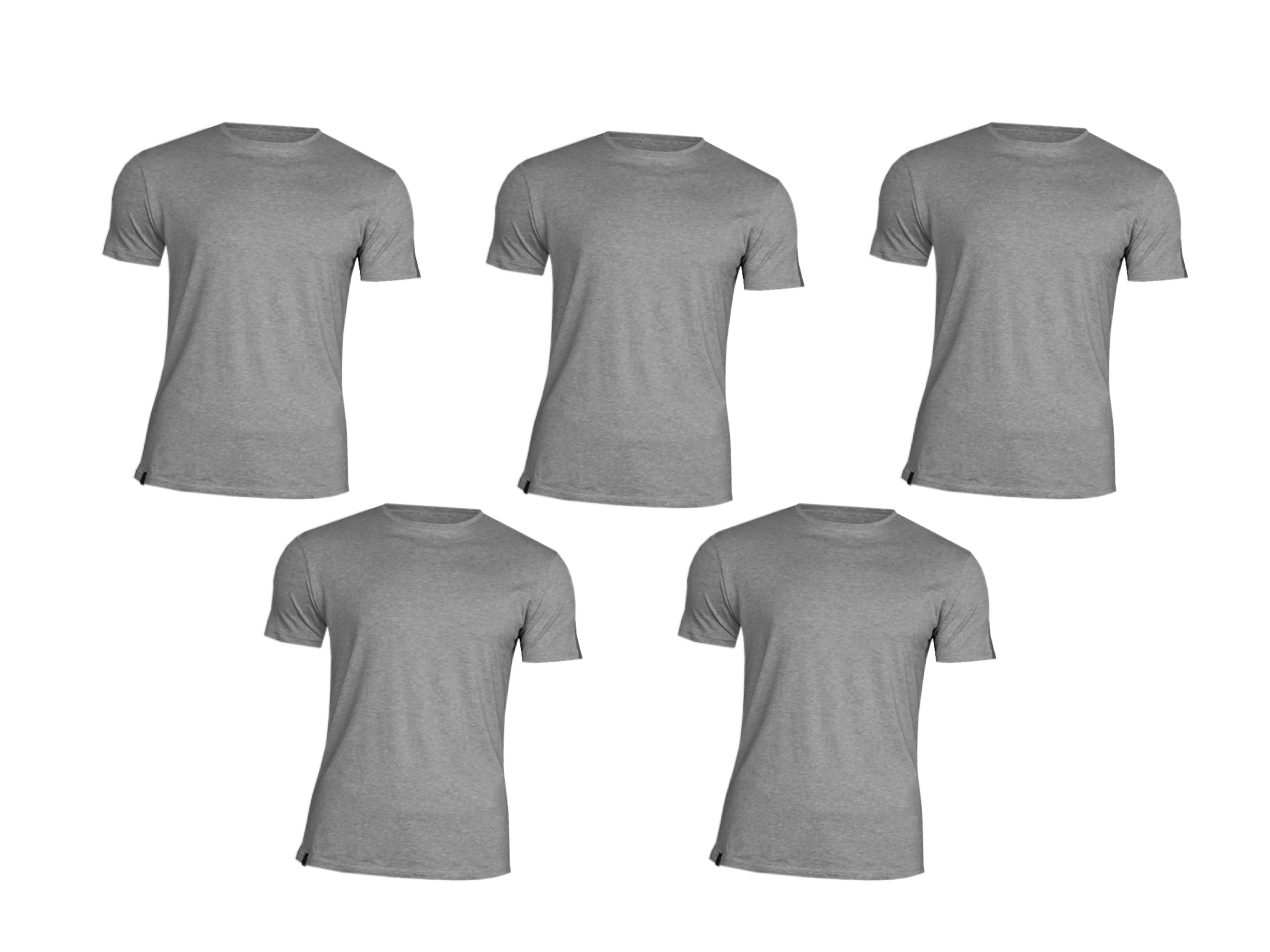 Lavrans Wear Round Neck T-Shirt Grey, 1 stk.