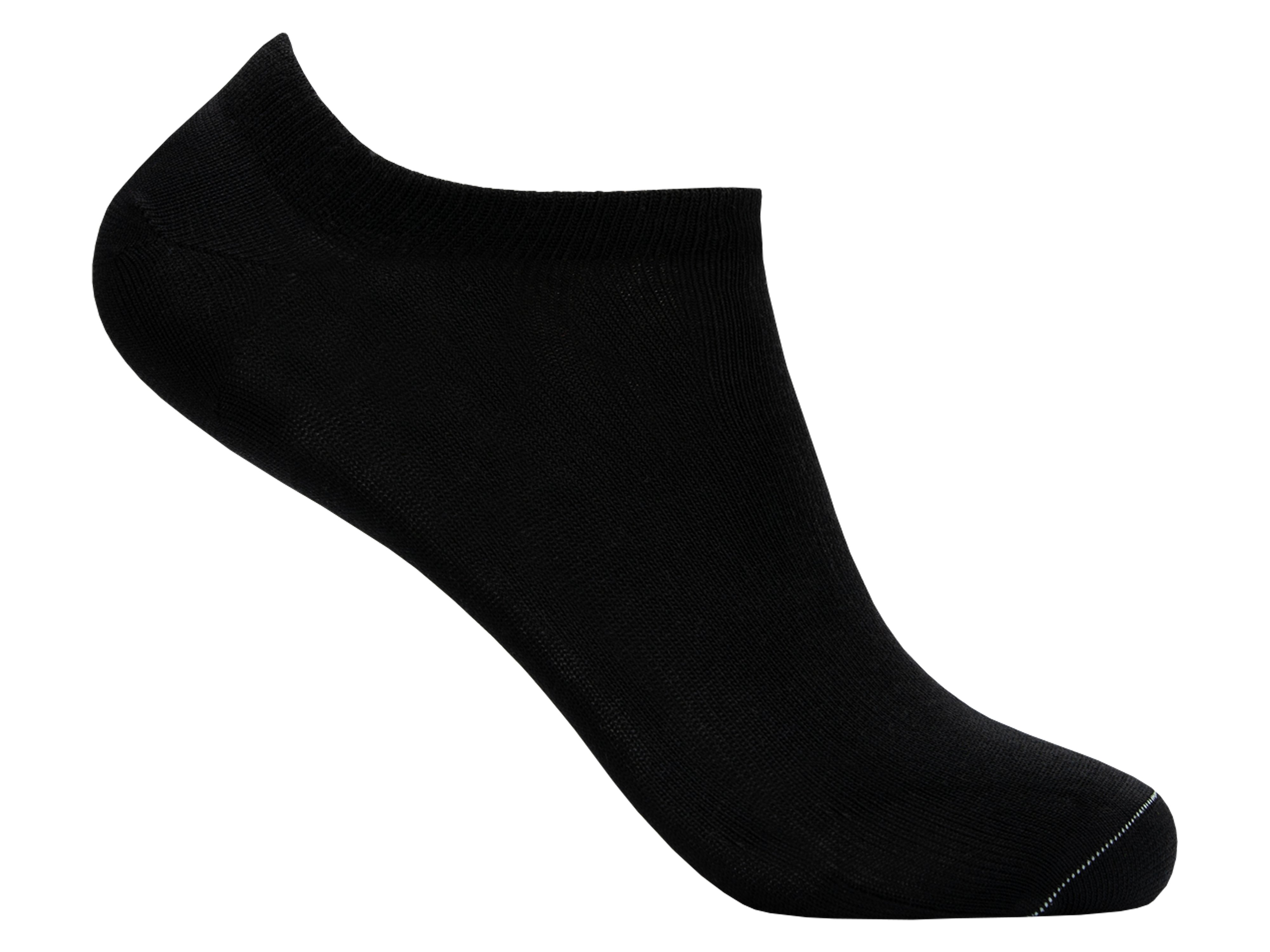LY by Tufte Low Sock Black, Størrelse 41-46, 1 par.