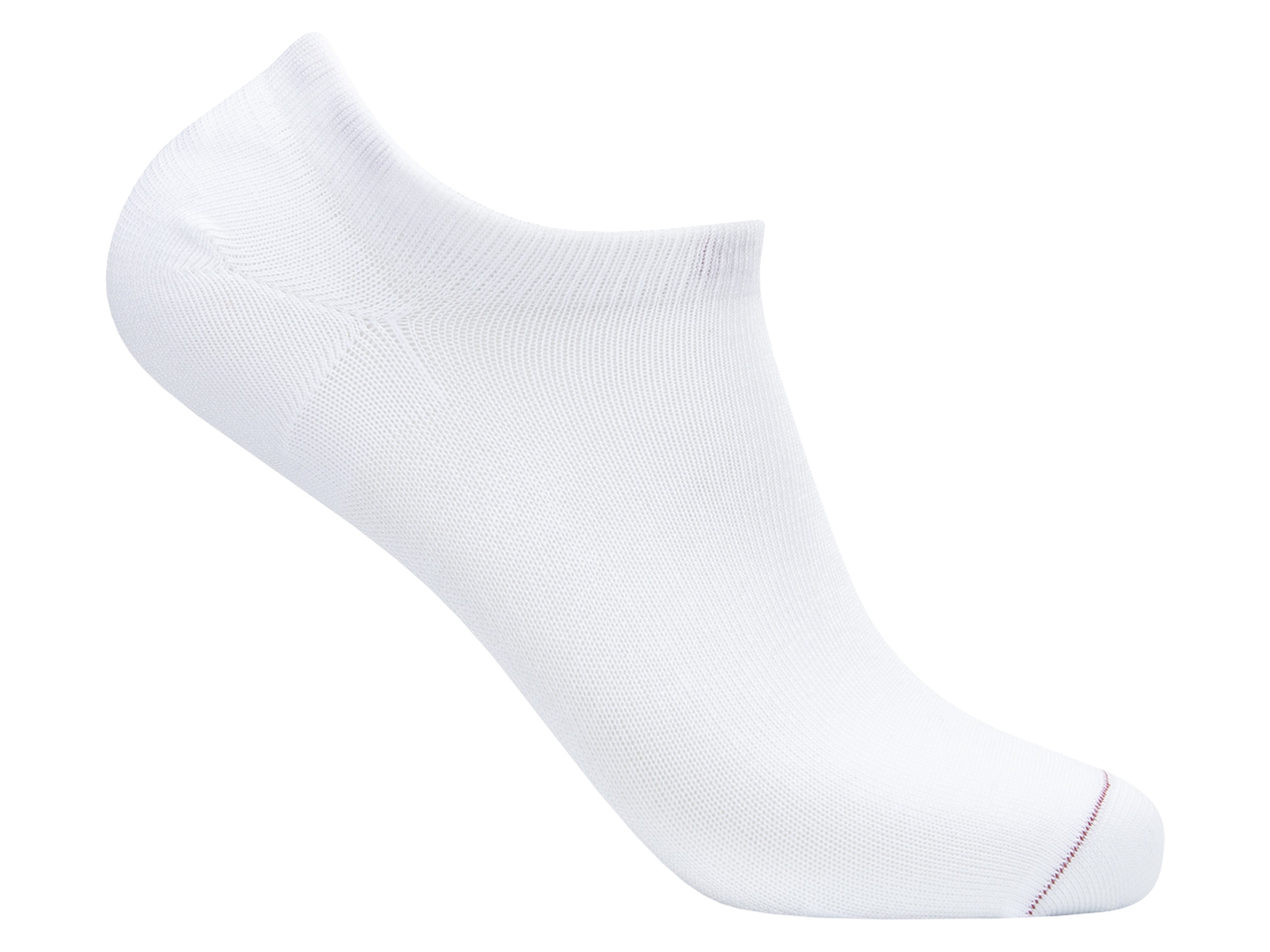 LY by Tufte Low Sock White, Størrelse 36-40, 1 par.