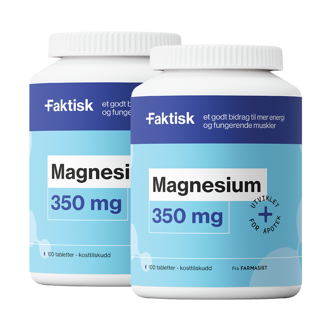 Magnesium 350 mg tabletter x2