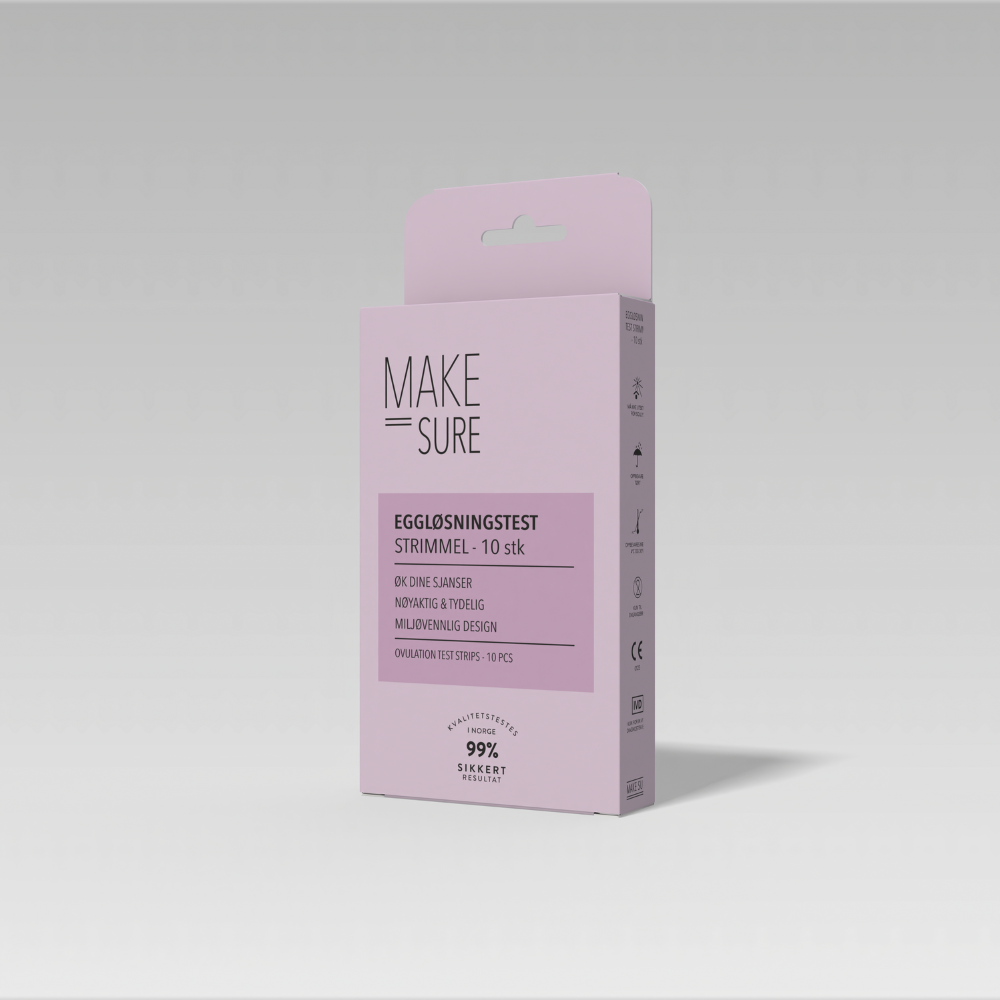 Make Sure Eggløsningstest Strimmel, 10 stk.