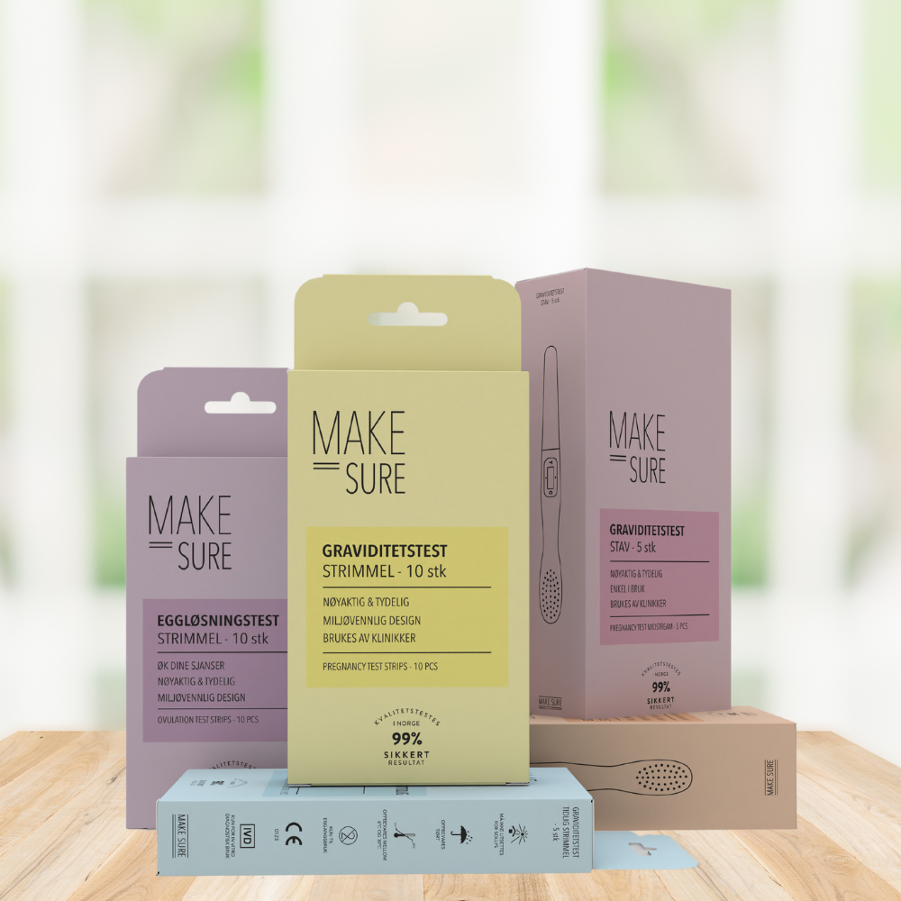Make Sure Graviditetstest Strimmel, 10 stk.