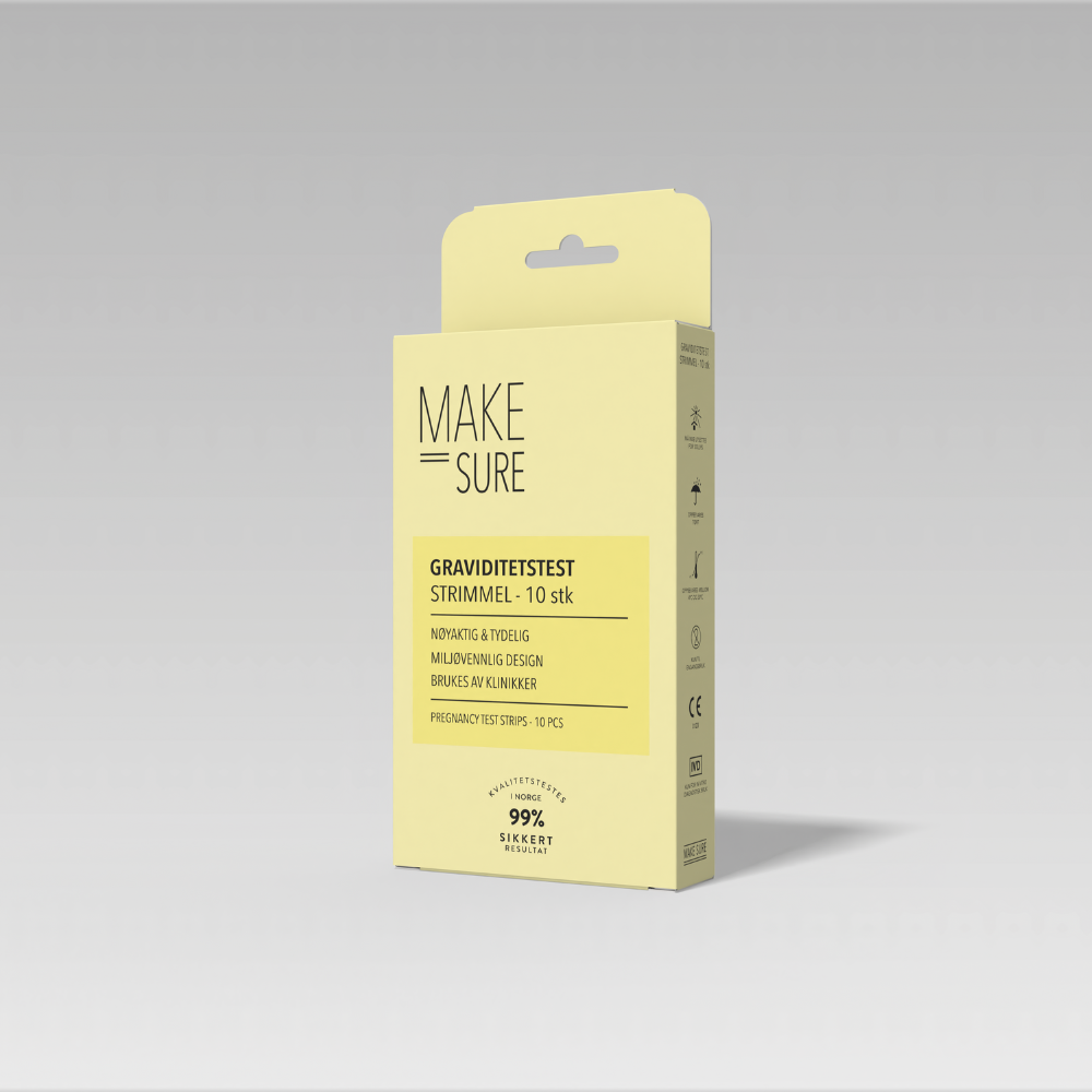 Make Sure Graviditetstest Strimmel, 10 stk.