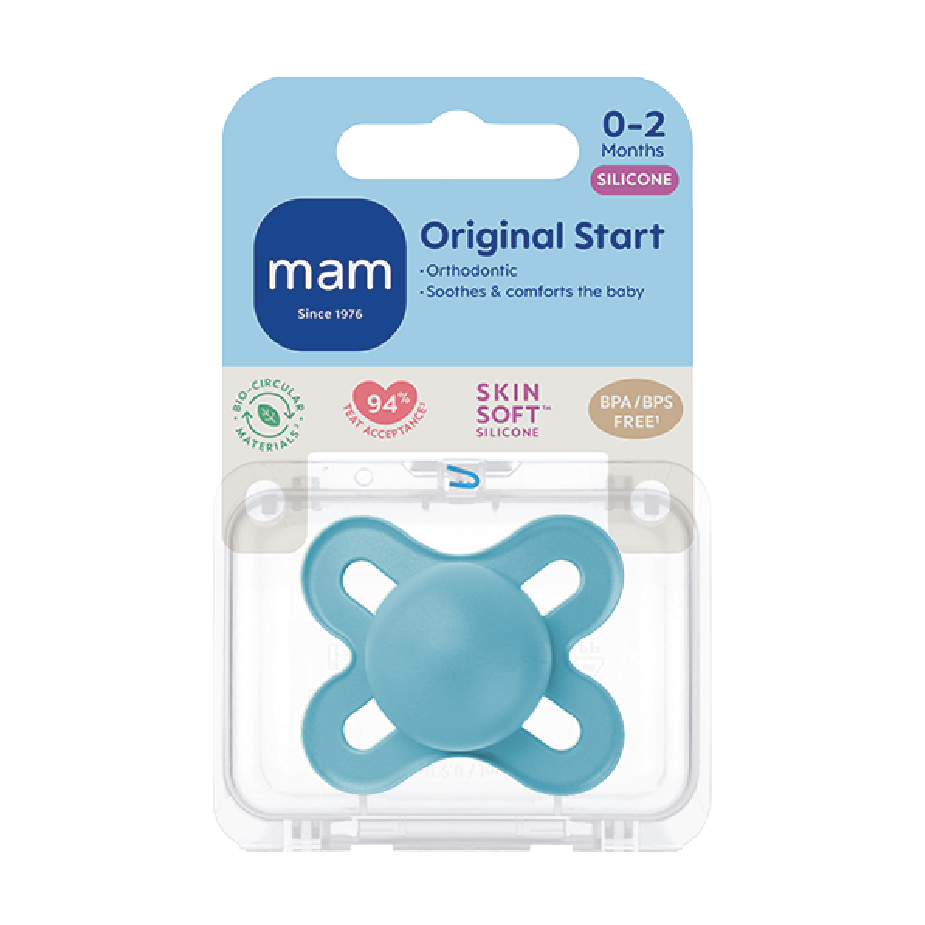 MAM Original Start Smokk, 0-2 mnd, blå, 1 stk.